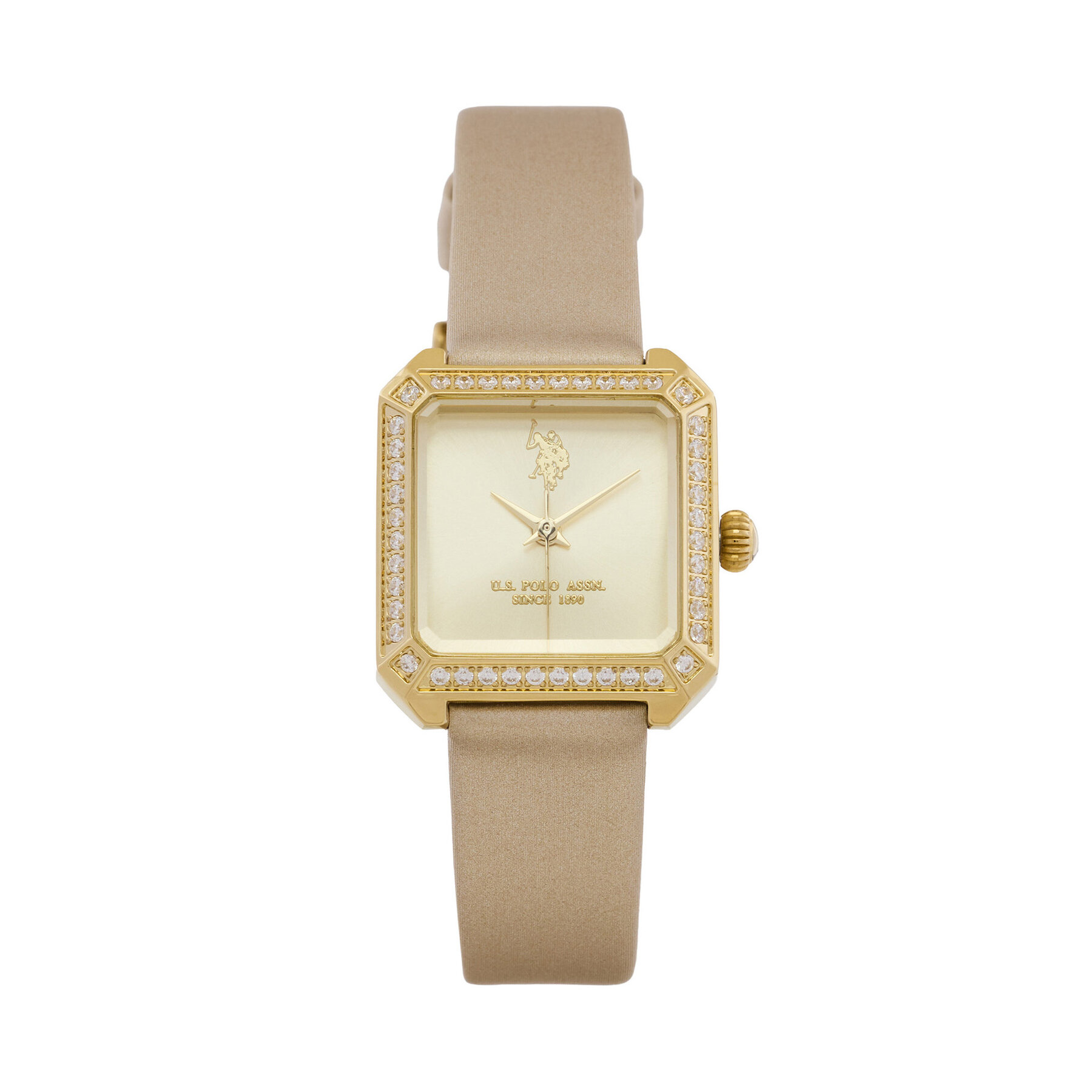 Часовник U.S. Polo Assn. Brigitte USP8478YG Златист