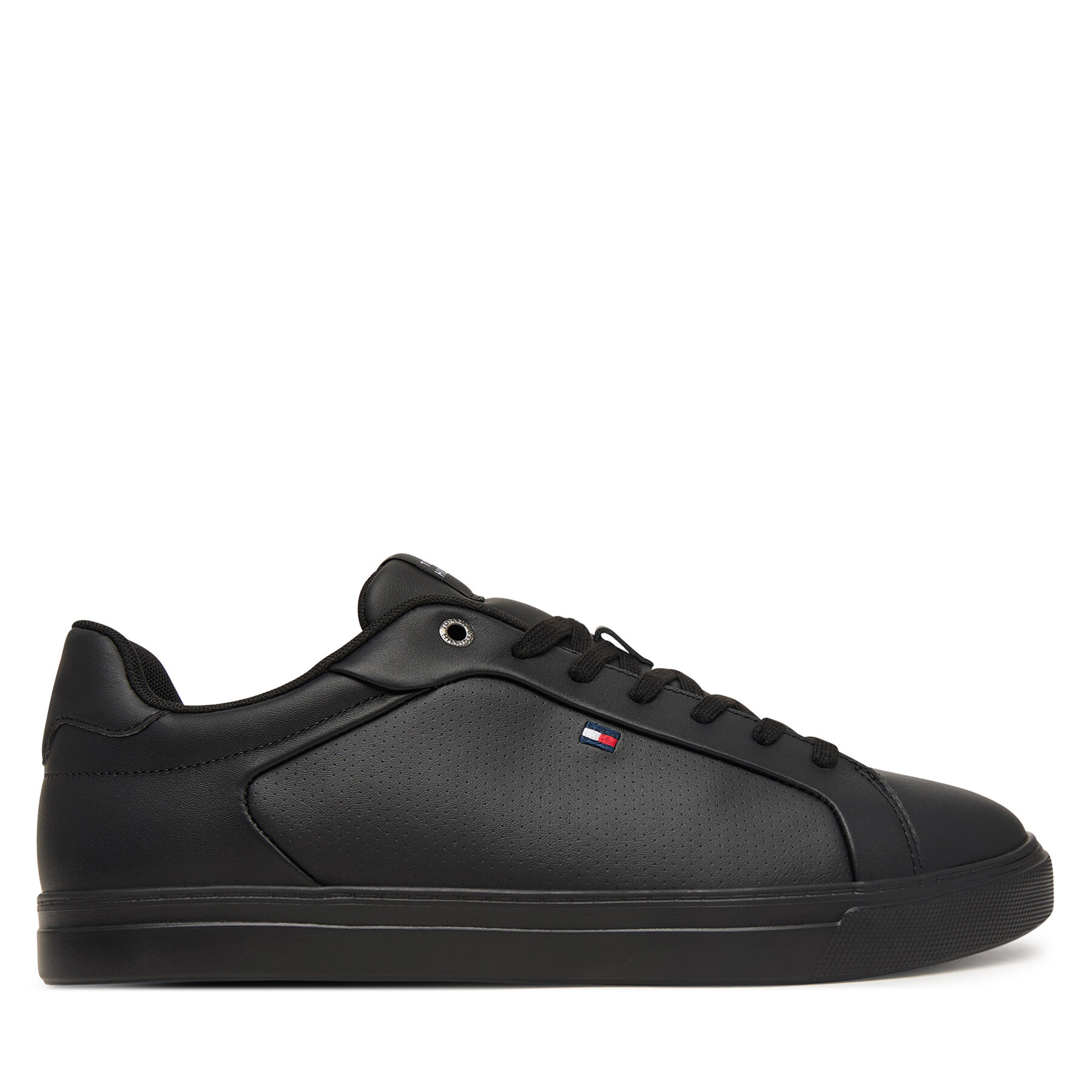 Сникърси Tommy Hilfiger Lightweight Pinperf Lth Sneaker FM0FM05981 Черен