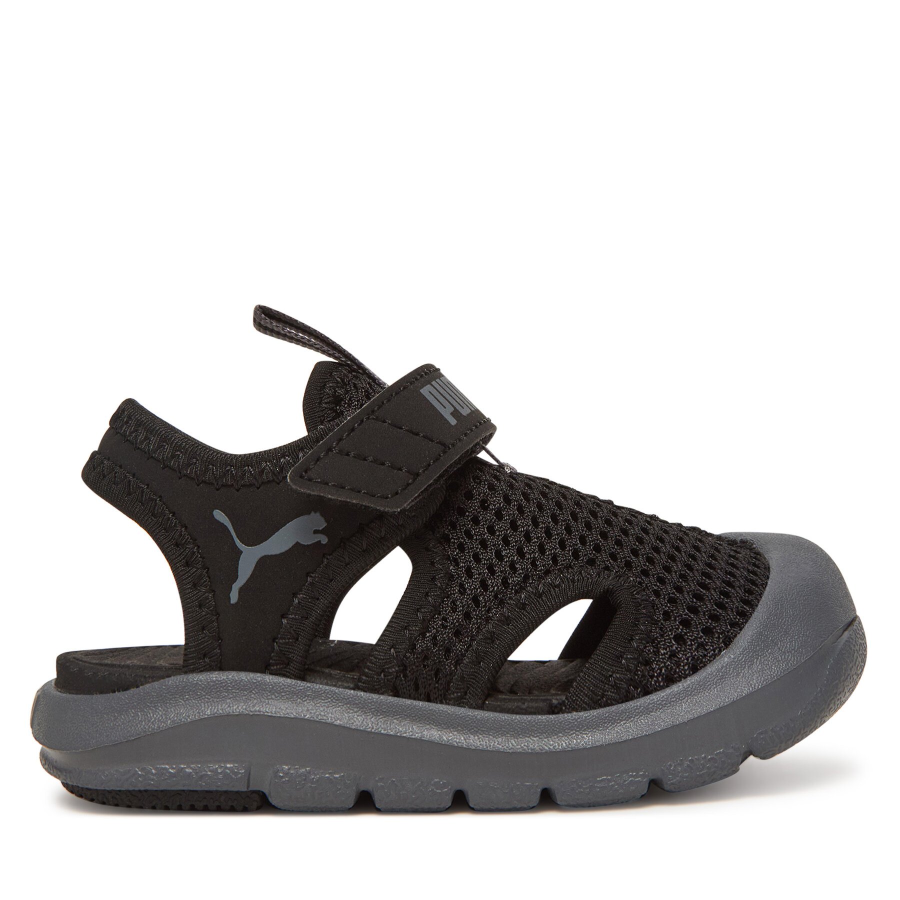 Gyerek Szandál Puma, Méret: 27, Fekete, Puma Fun Racer Sandal Mesh V Inf 401576 01