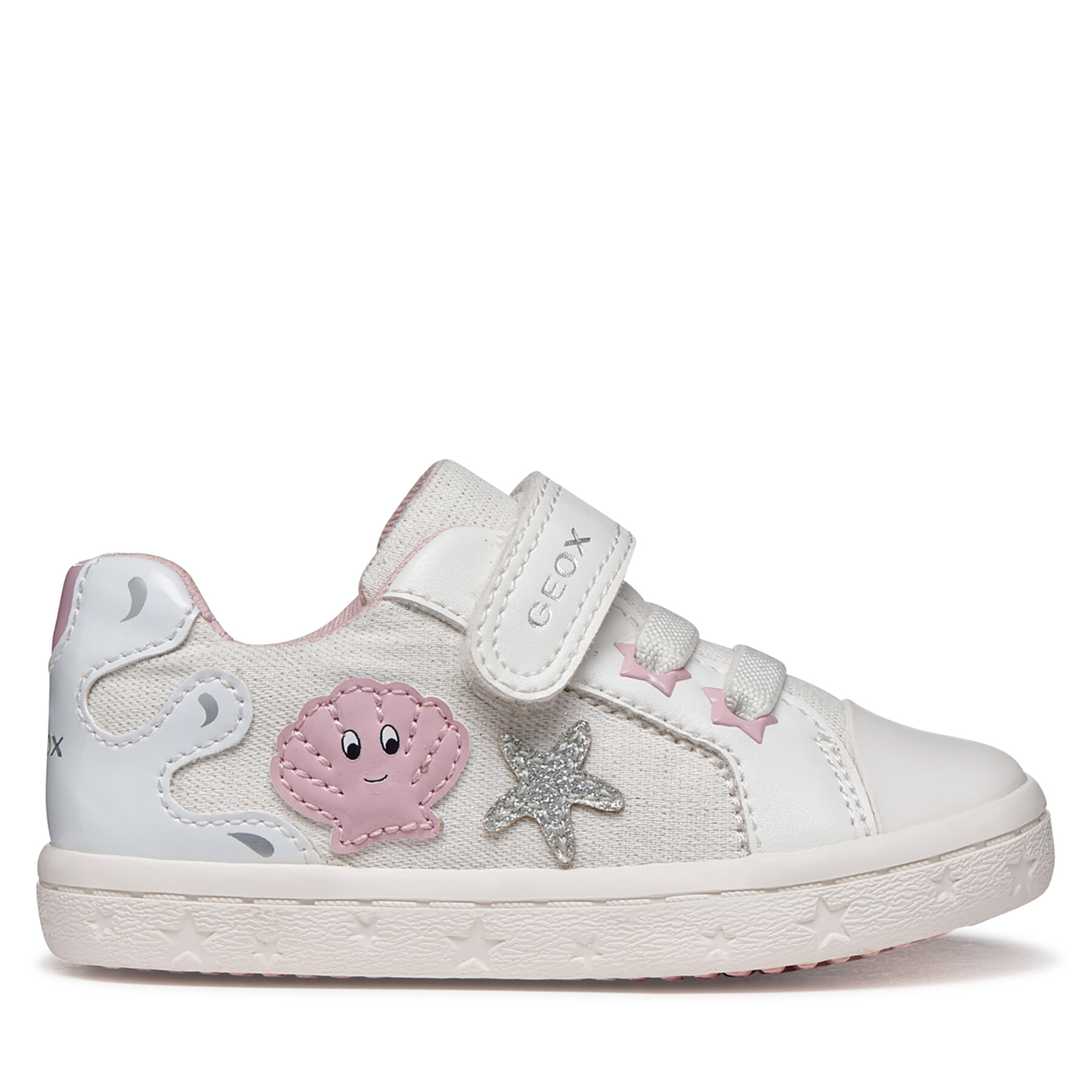 Sneakers Geox B Gisli Girl B651MB 00954 C0007 M Λευκό