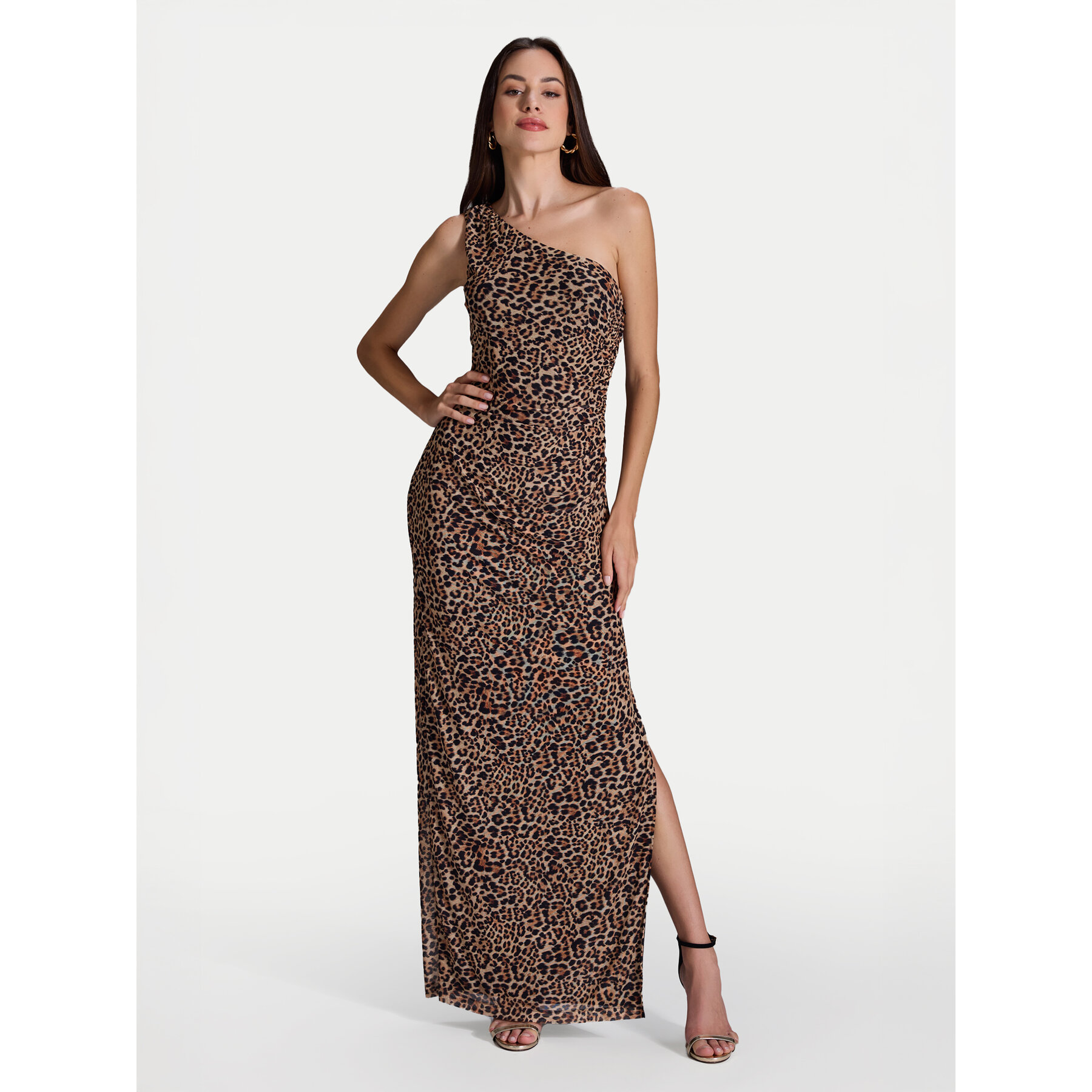 Swing Abendkleid 5AI16600 Beige Slim Fit