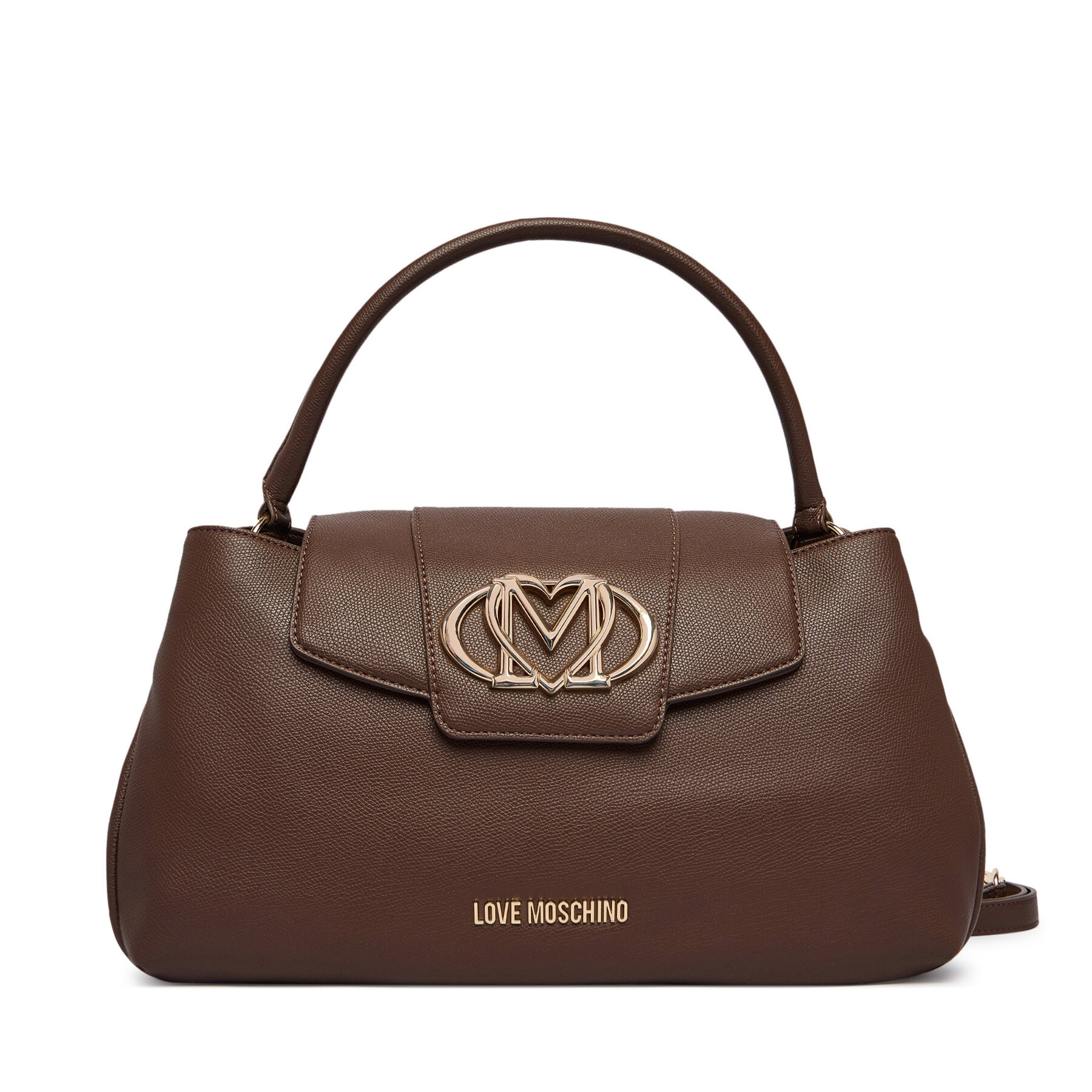 Ročna torba LOVE MOSCHINO JC4209PP0PKB0313 Temno rjava
