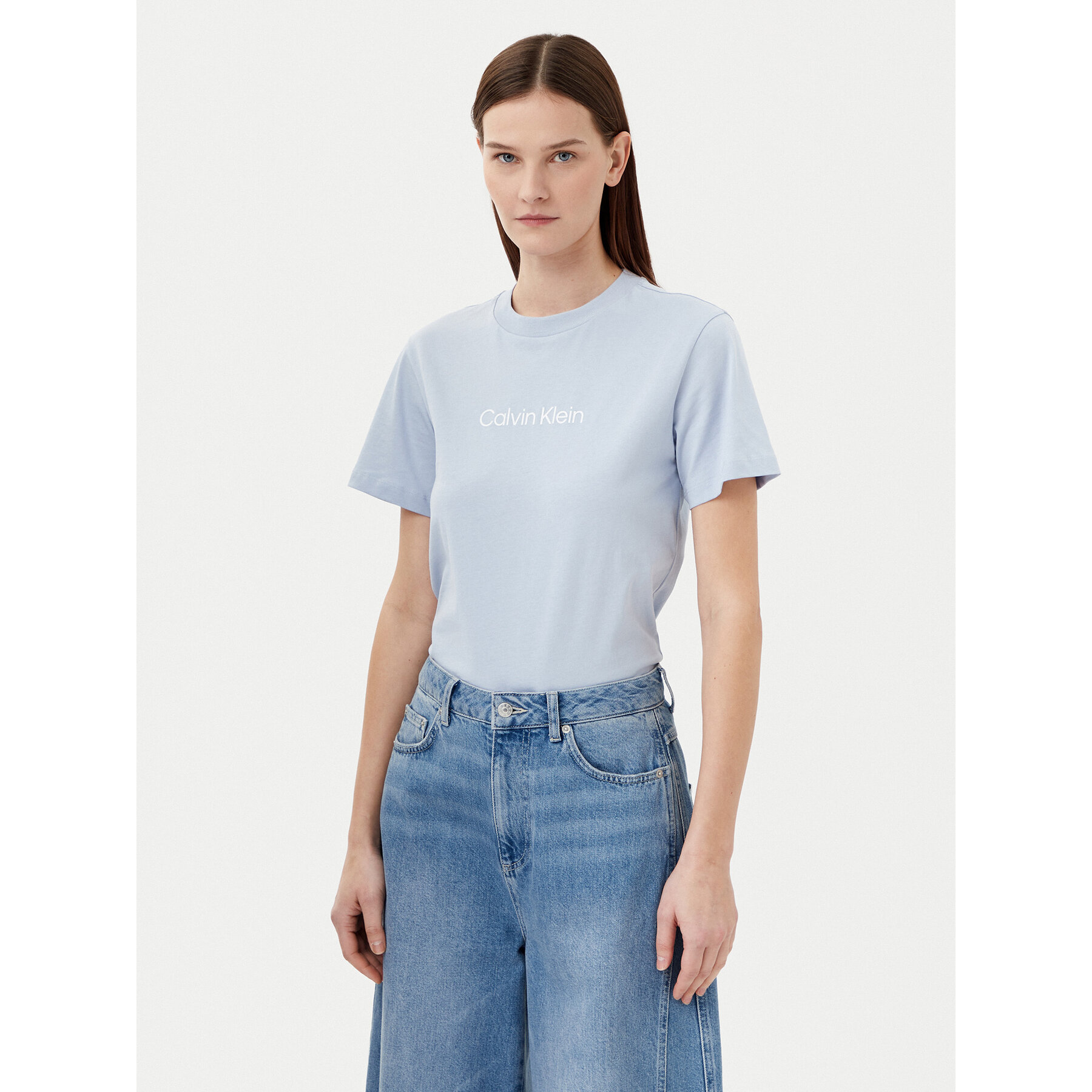 Calvin Klein T-shirt Hero Logo K20K205448 Plava Regular Fit
