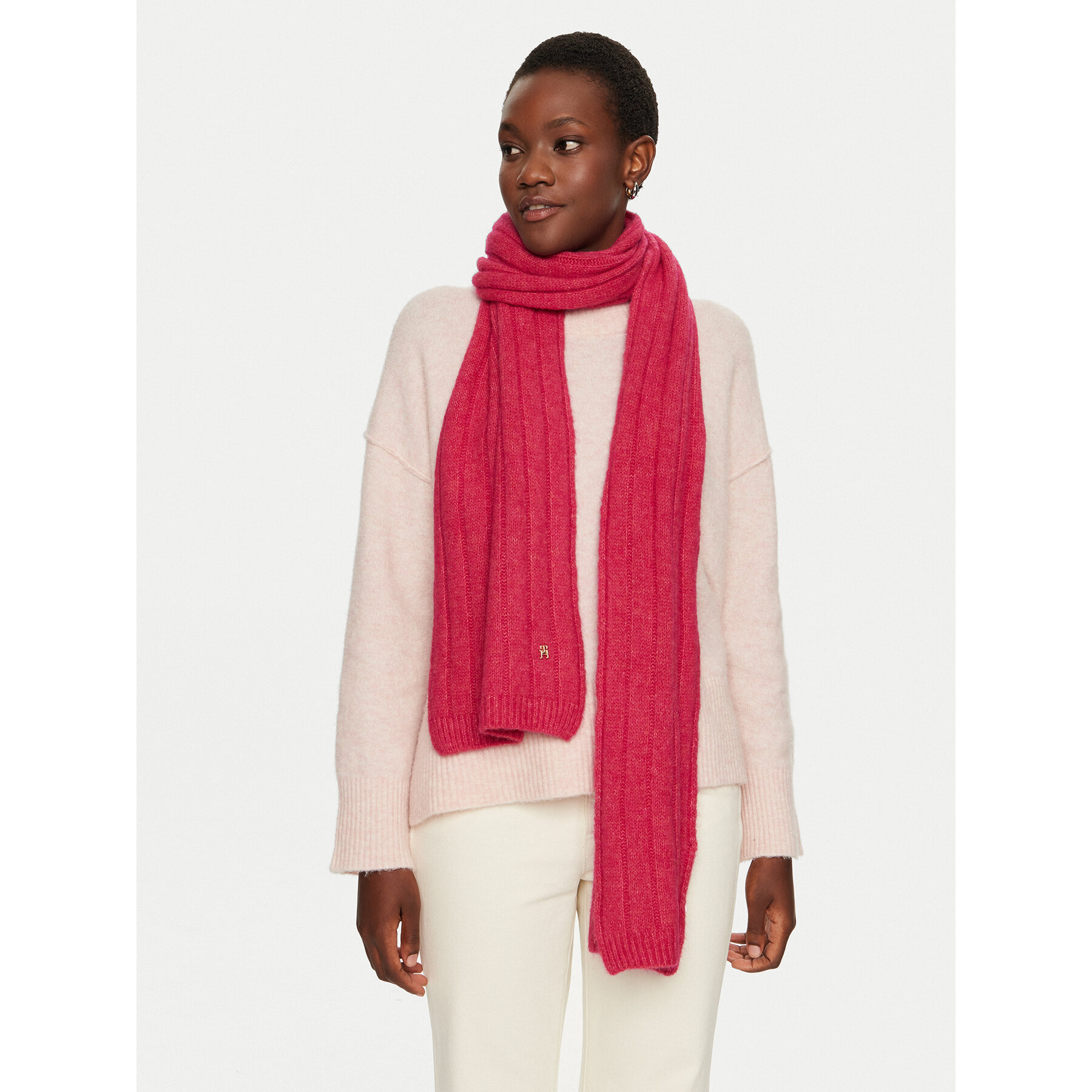 Bufanda Tommy Hilfiger Timeless AW0AW16655 Rosa