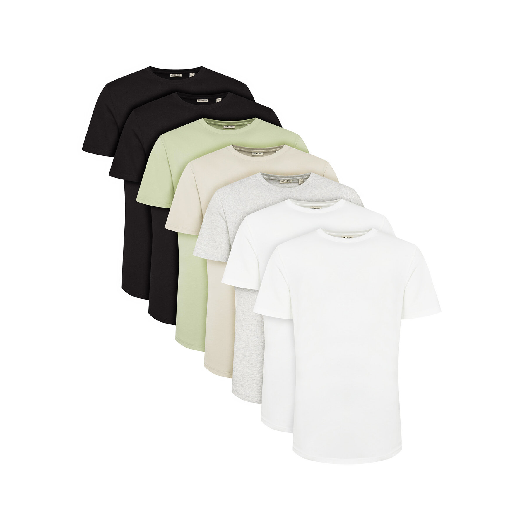 Only & Sons Σετ t-shirts Jeff 22034804 Έγχρωμο Regular Fit