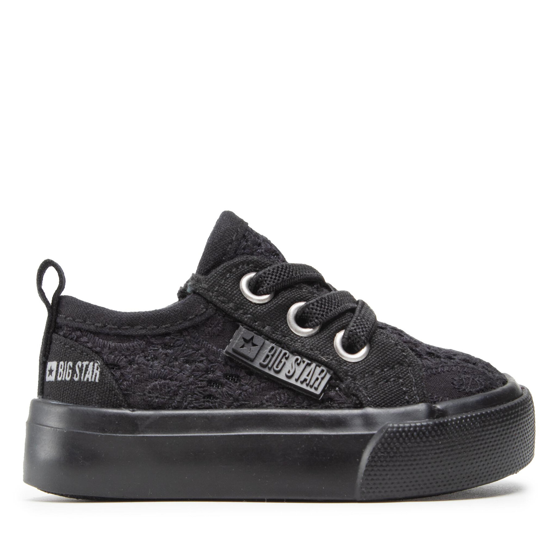Dievča Tenisky Big Star Shoes, Rozmer: 20, Čierna, JJ374019
