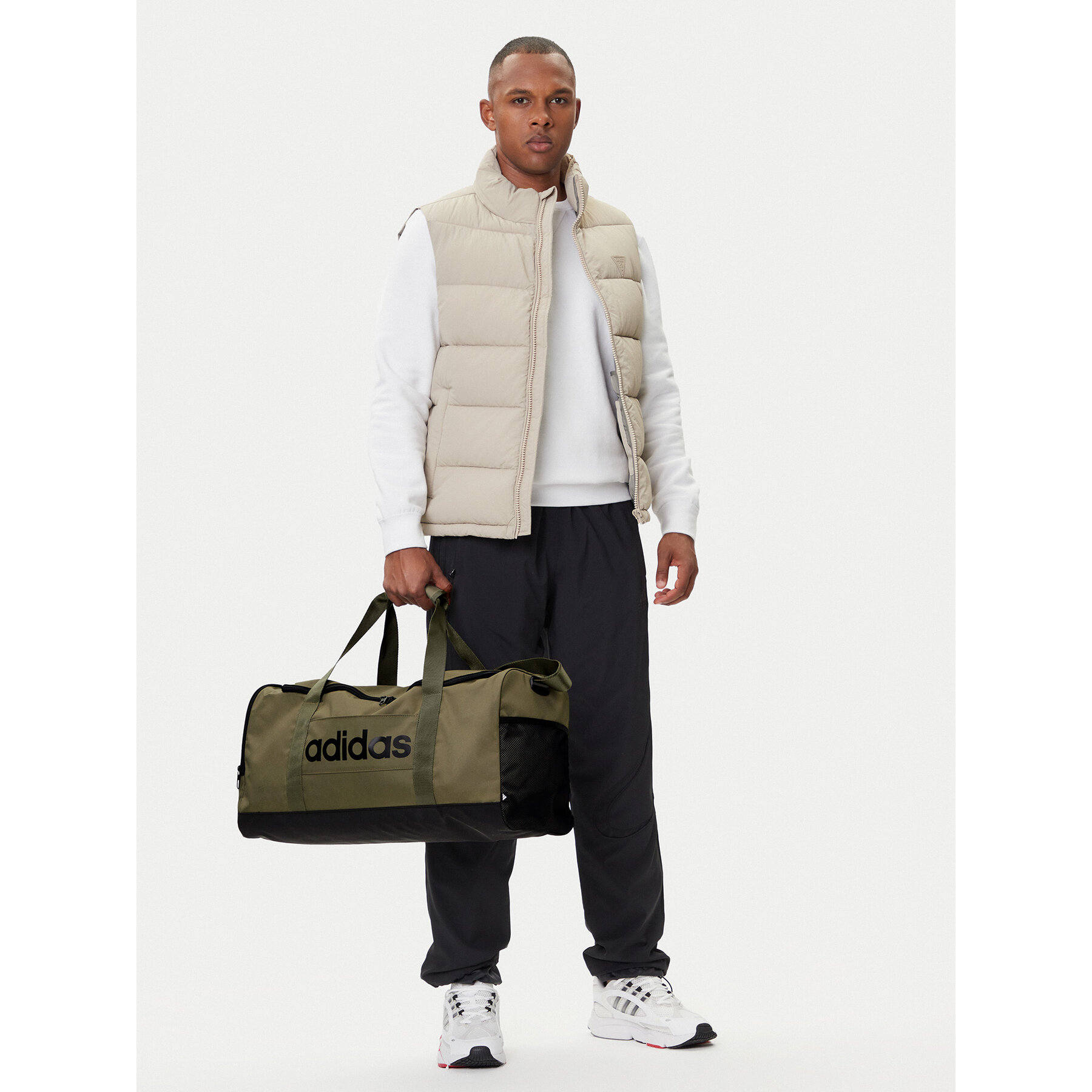 Torba adidas Linear Duffel Medium IN6119 Kaki