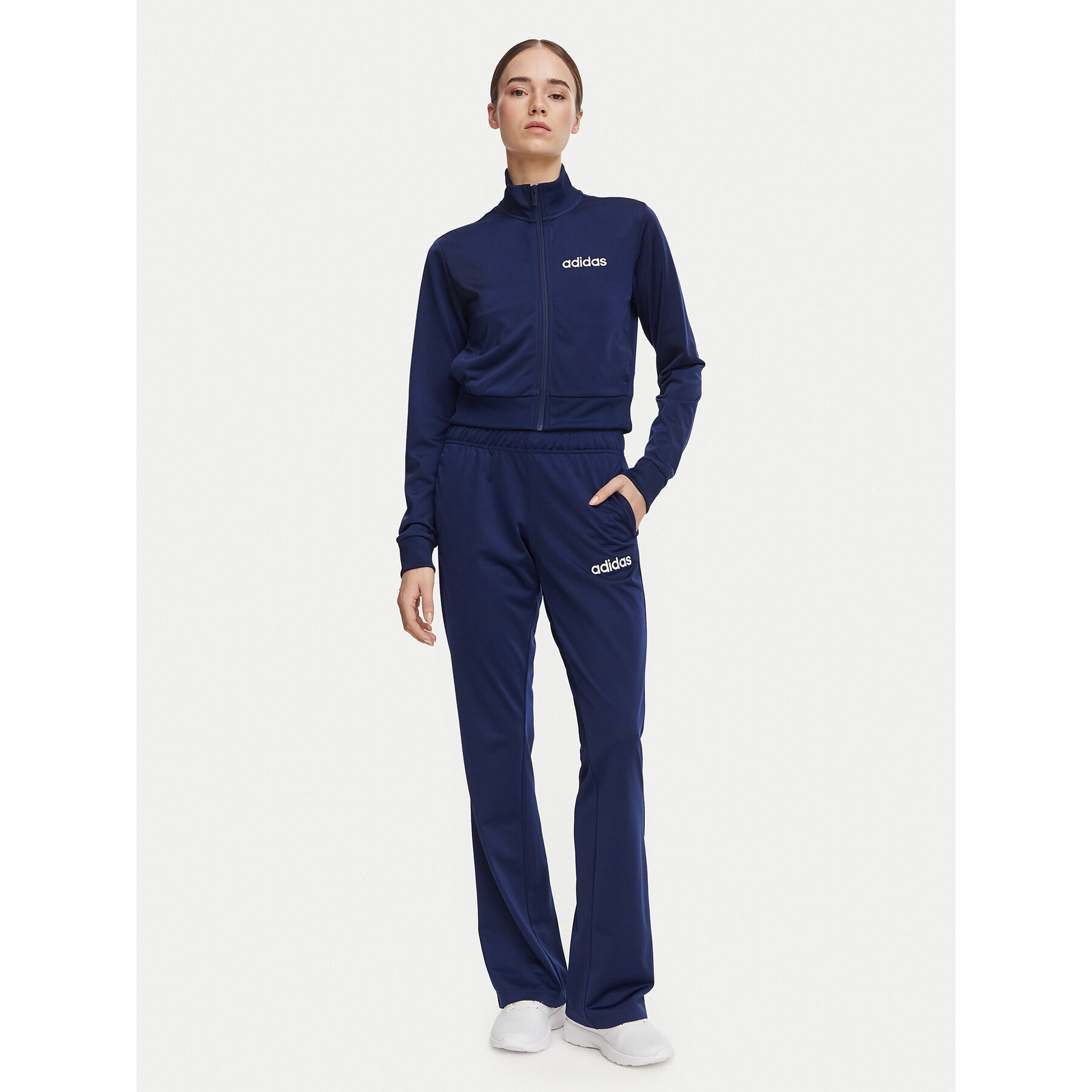 adidas Jogginganzug Glam KQ7622 Blau Slim Fit