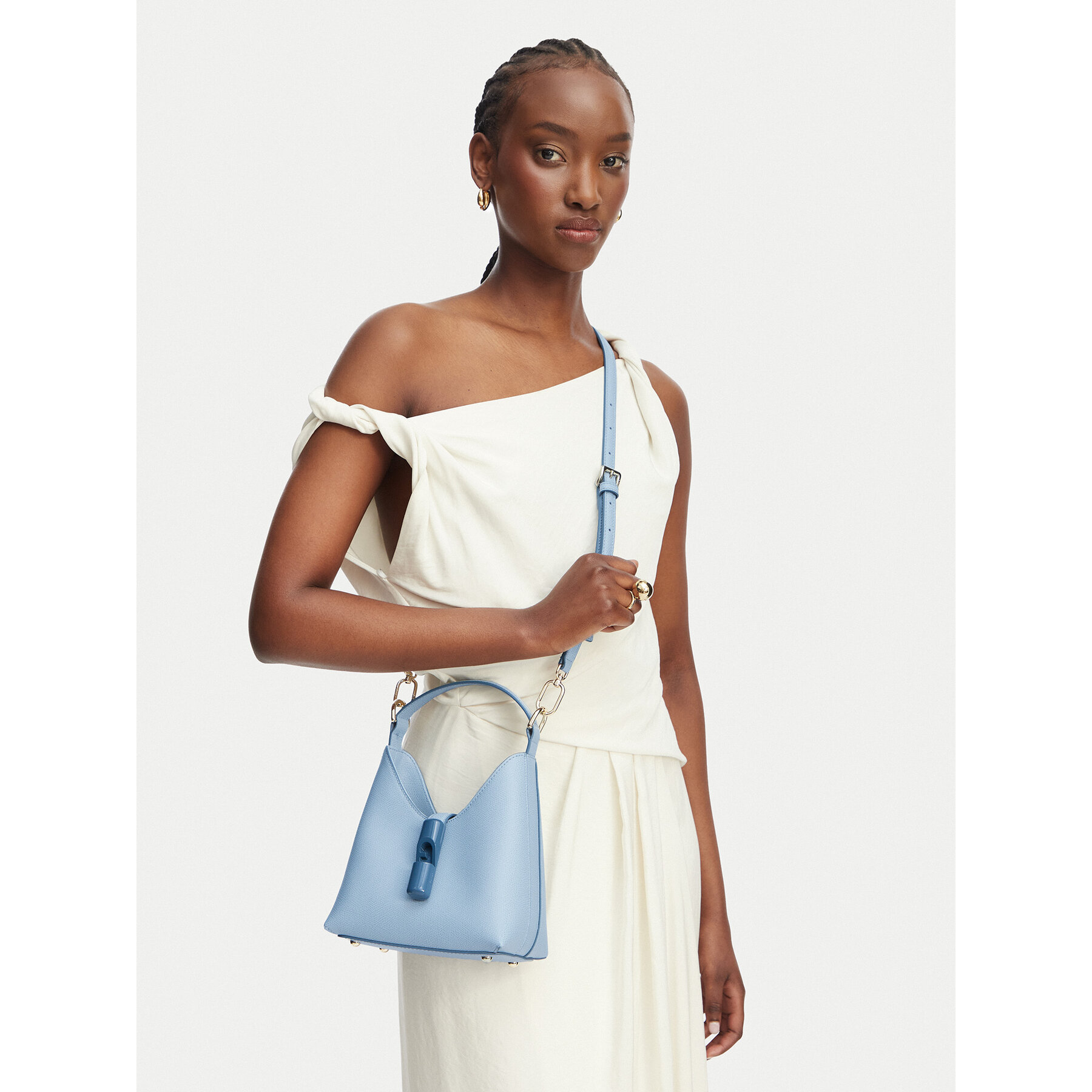 Táska Furla Iride Mini WE00876 ARE000 KH CDZ00 Világoskék
