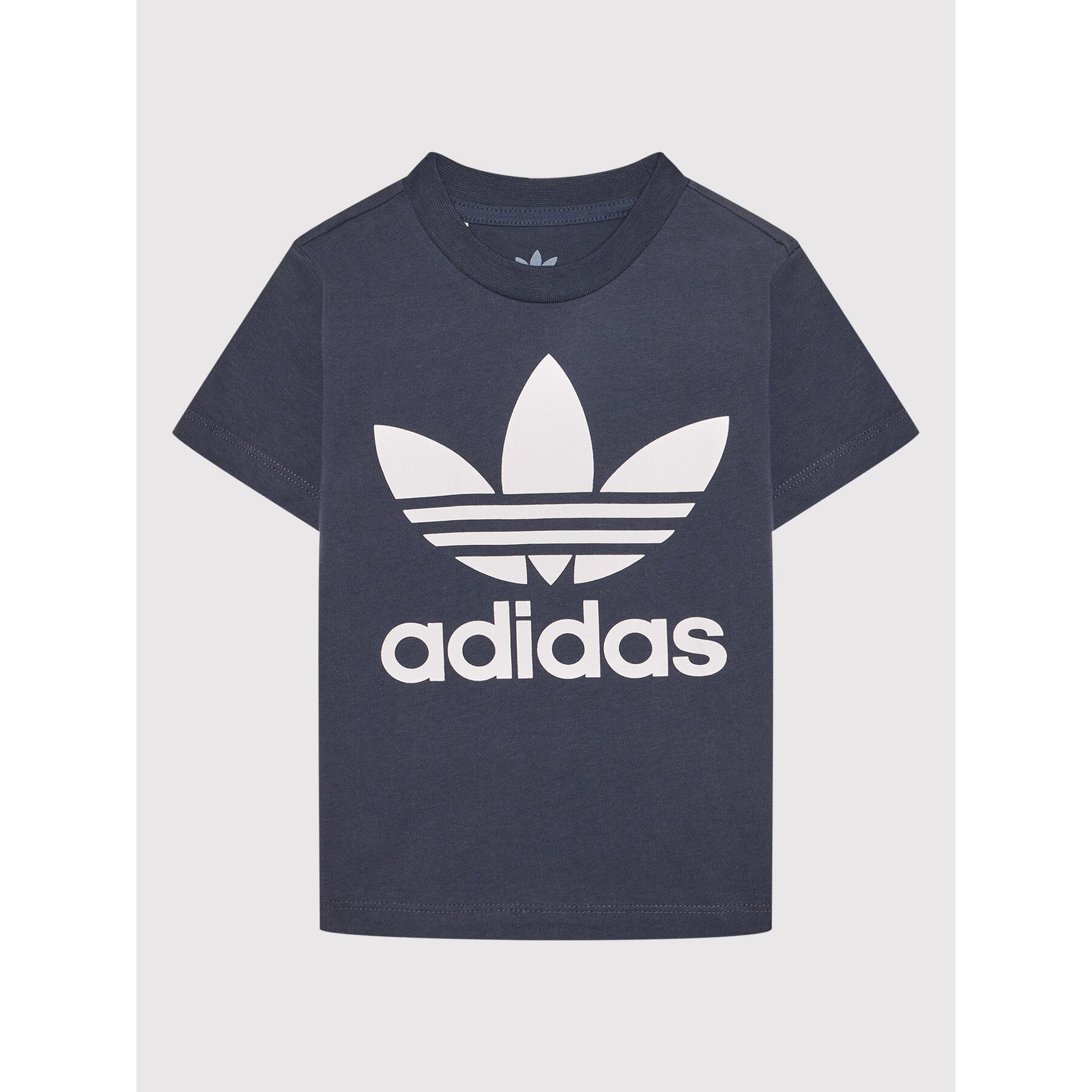 Adidas T-Shirt Trefoil HE2190 Blu Scuro Regular Fit