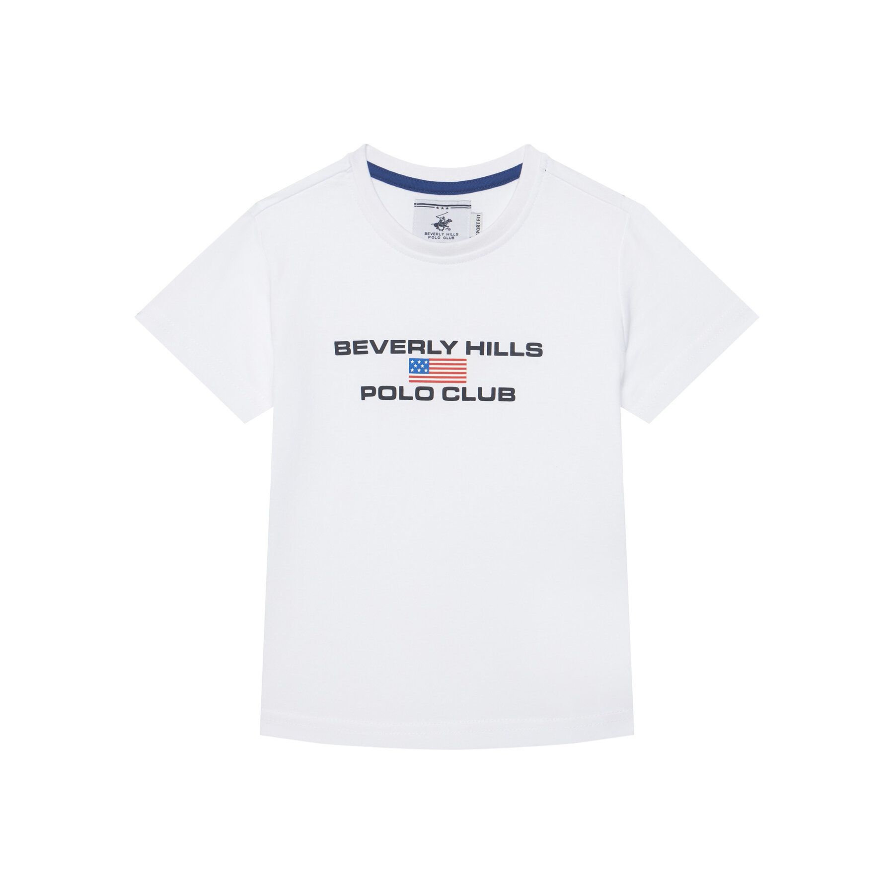 Beverly Hills Polo Club T-Shirt P-SS26B-TS0132 Λευκό Regular Fit