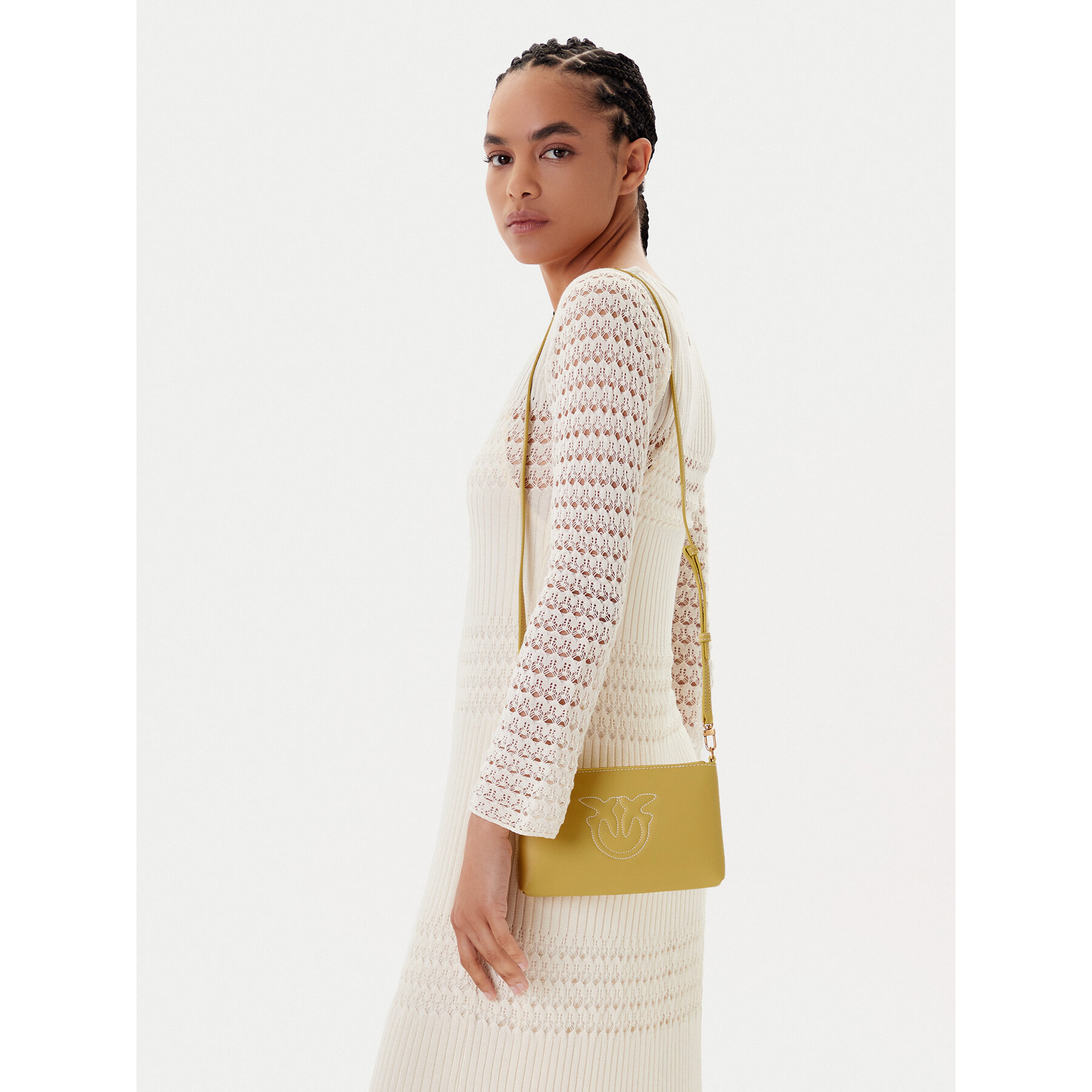 Borsetta PINKO Flat Horizontal Mini PE 25 PCPL 104277 A2AN Verde