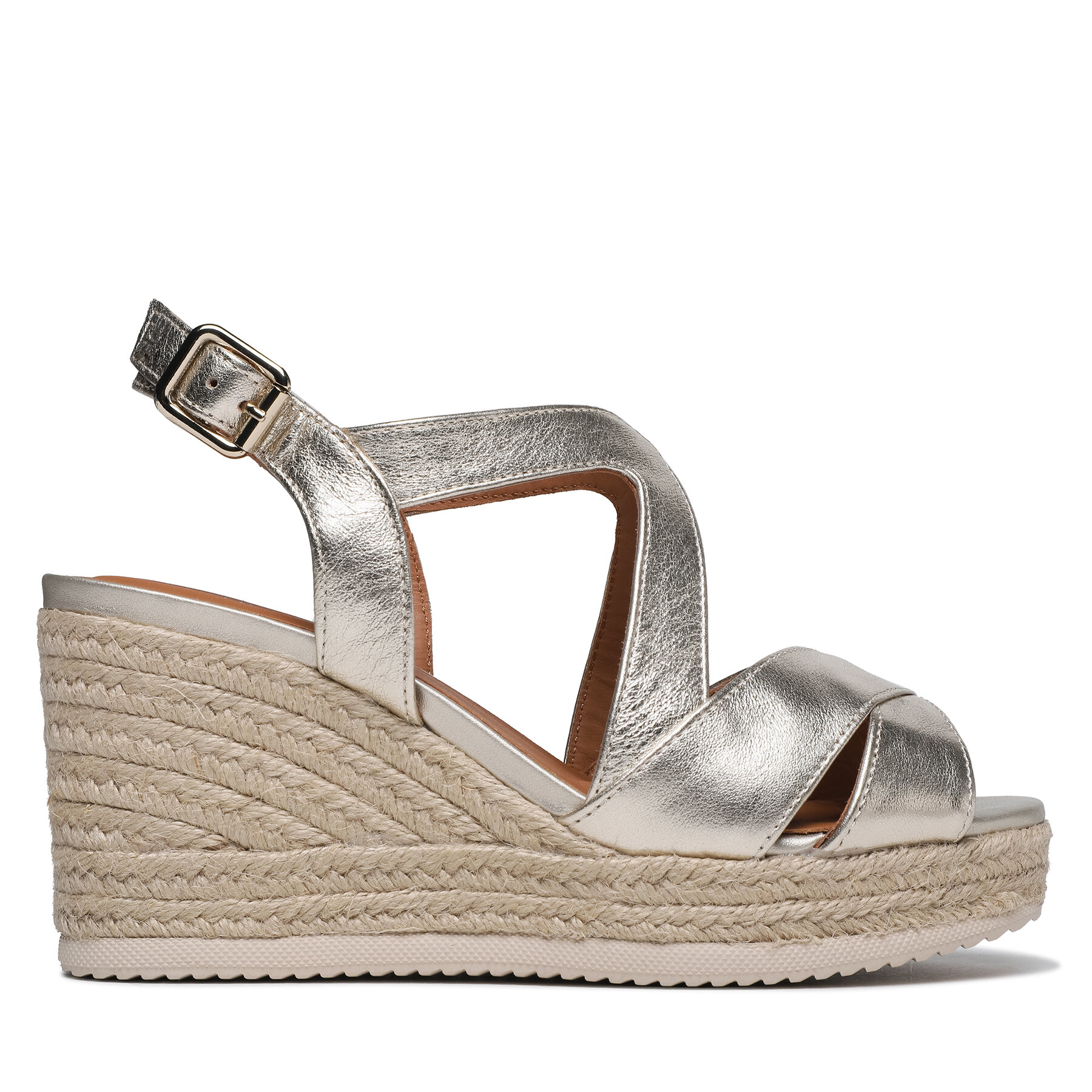 Dámske Espadrilky Geox, Rozmer: 41, Zlatá, D Ponza D35GVC000CFC2012