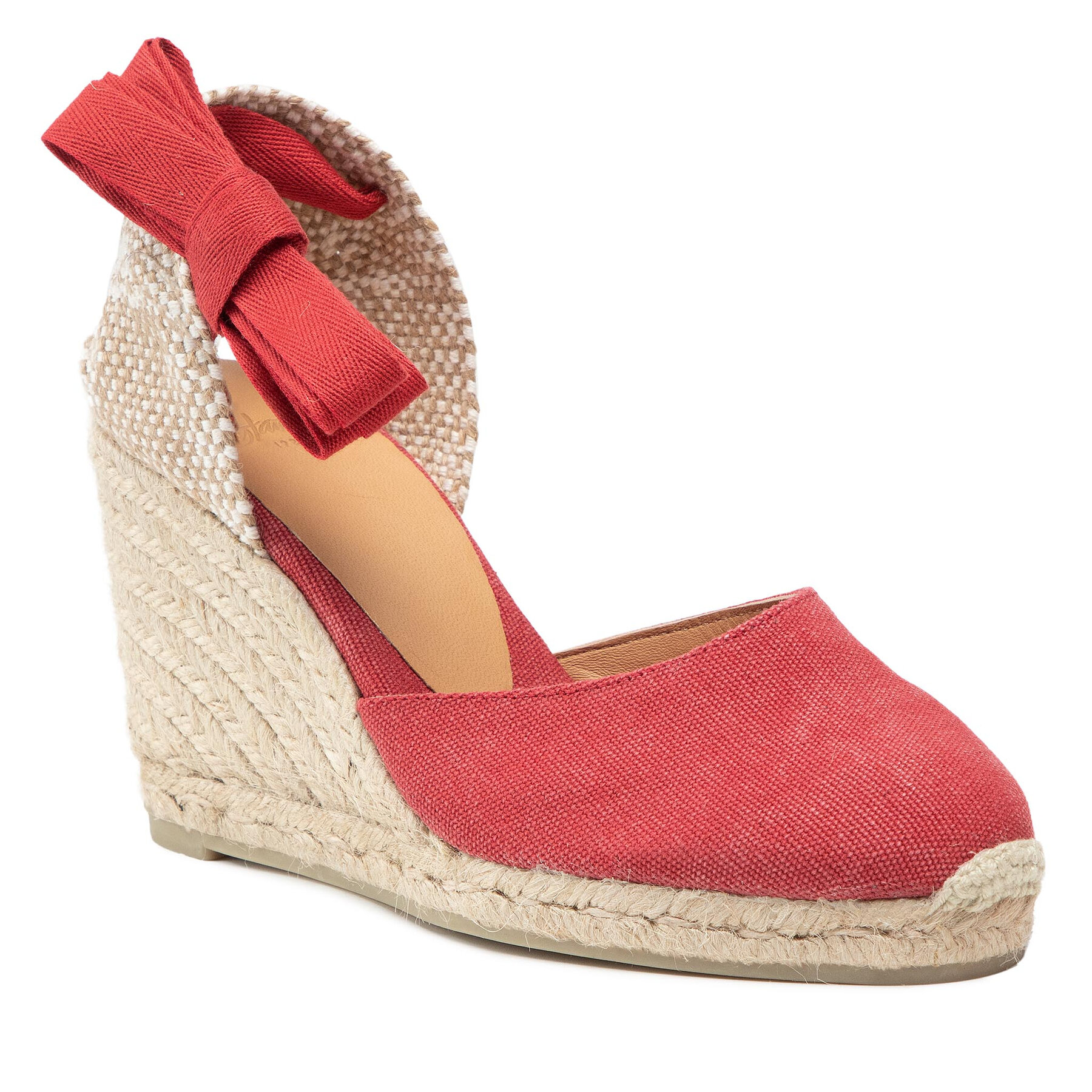 Espadrile Castañer Carina/8/002 021642-604 Rojo