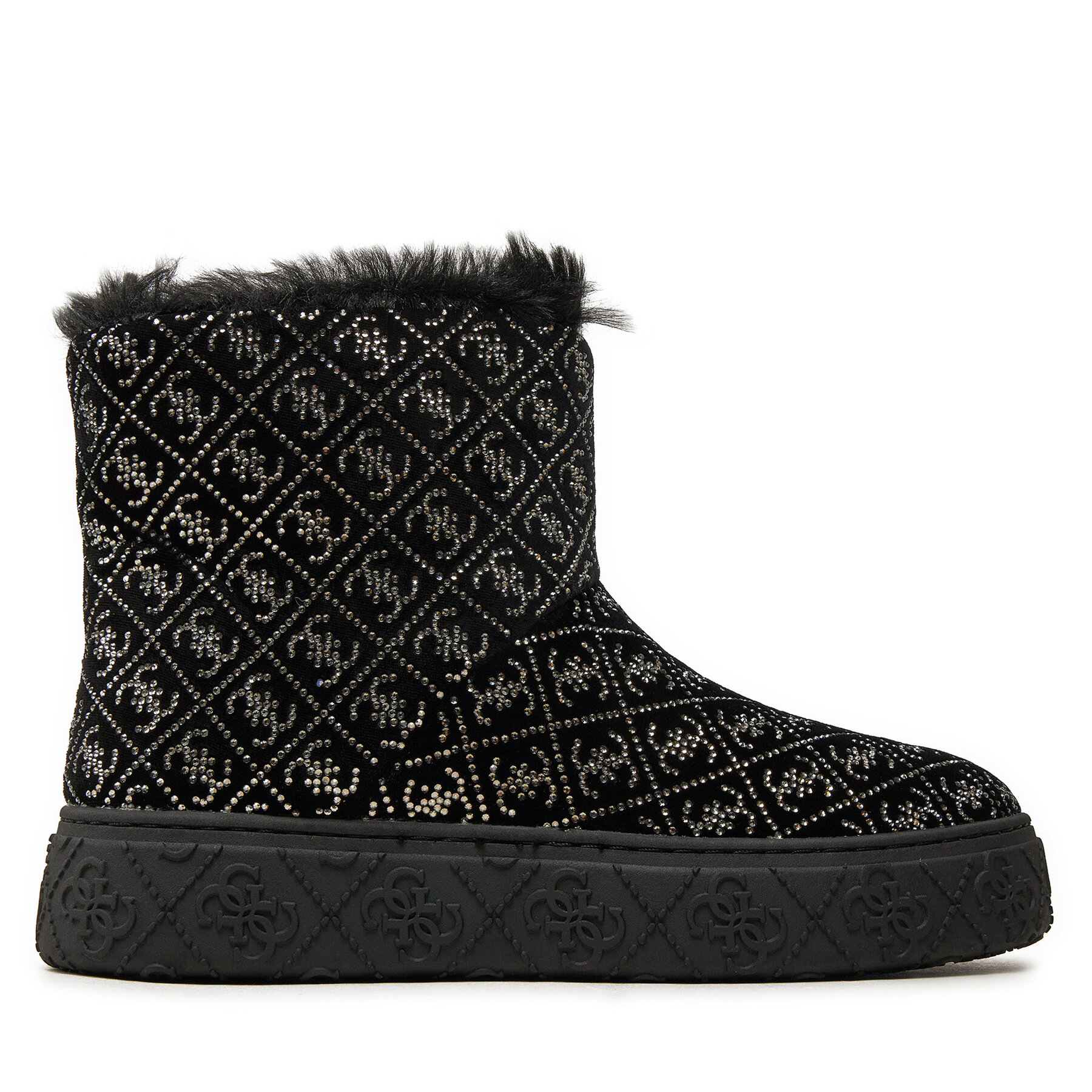 Guess Μπότες Χιονιού Guess Unitie FLFUTI FAM10 Μαύρο