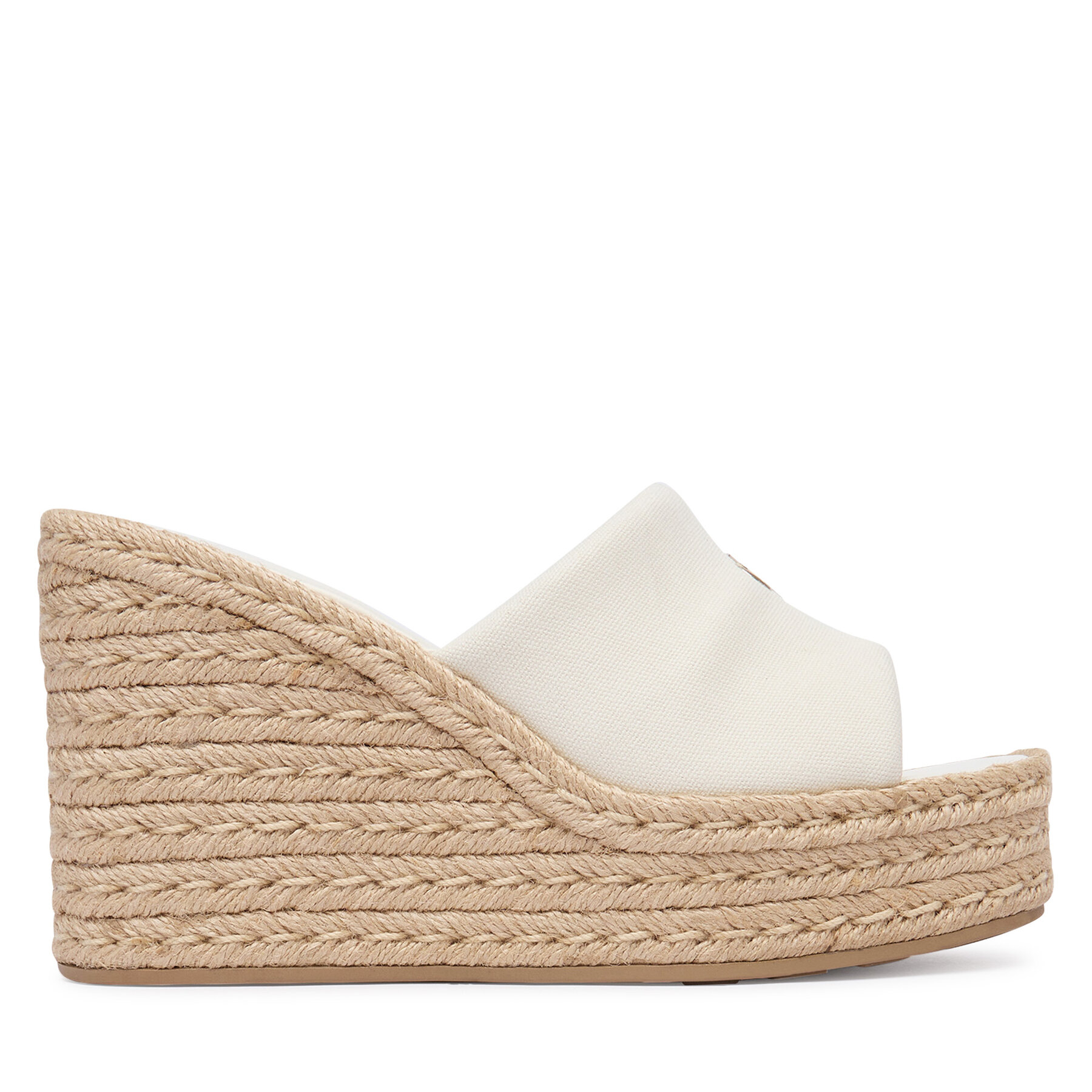 Espadrile Calvin Klein Wedge Espad 70 Canvas Mg HW0HW03282 Kremna