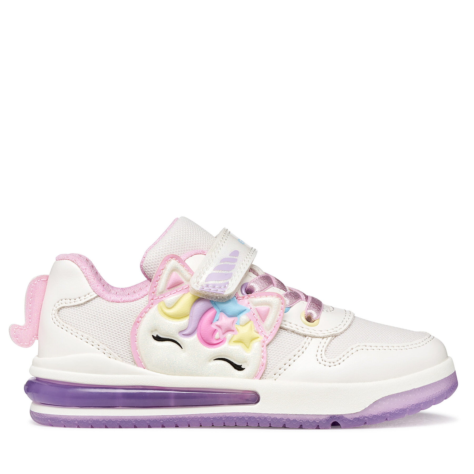 Sneakers Geox J Sketlite Girl J65NWB 0EWBC C0406 S Alb
