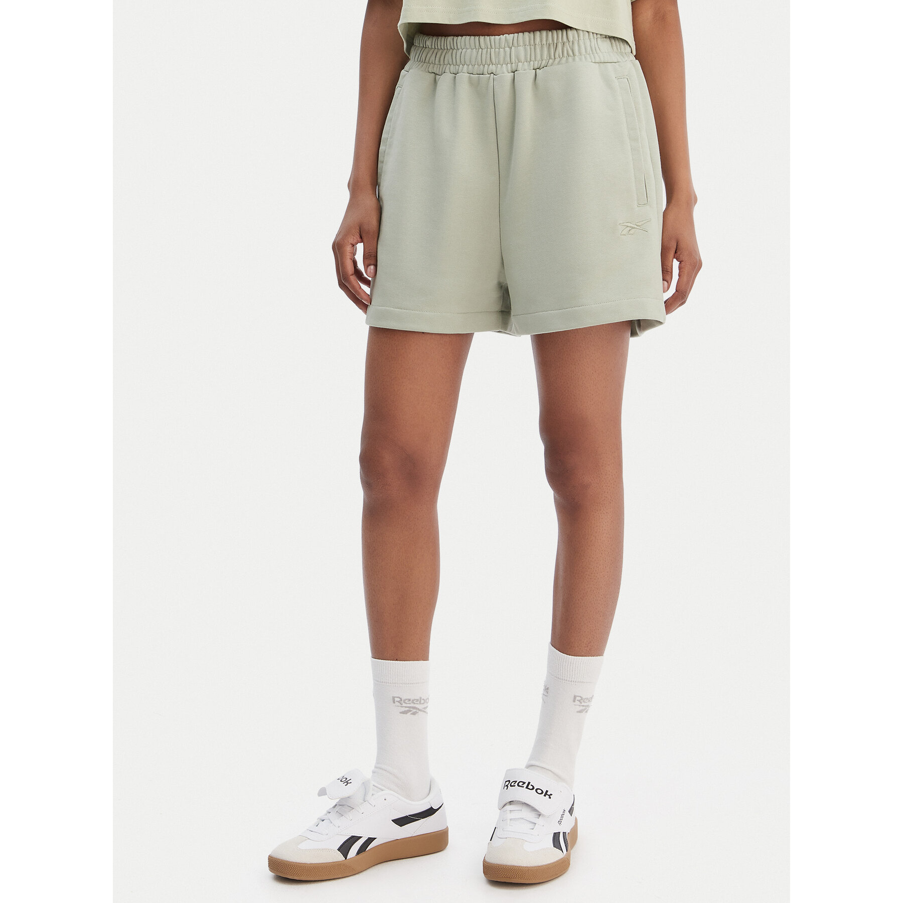 Reebok Sportske kratke hlače Reebok x Ewa Chodakowska RK25623CCW Zelena Regular Fit