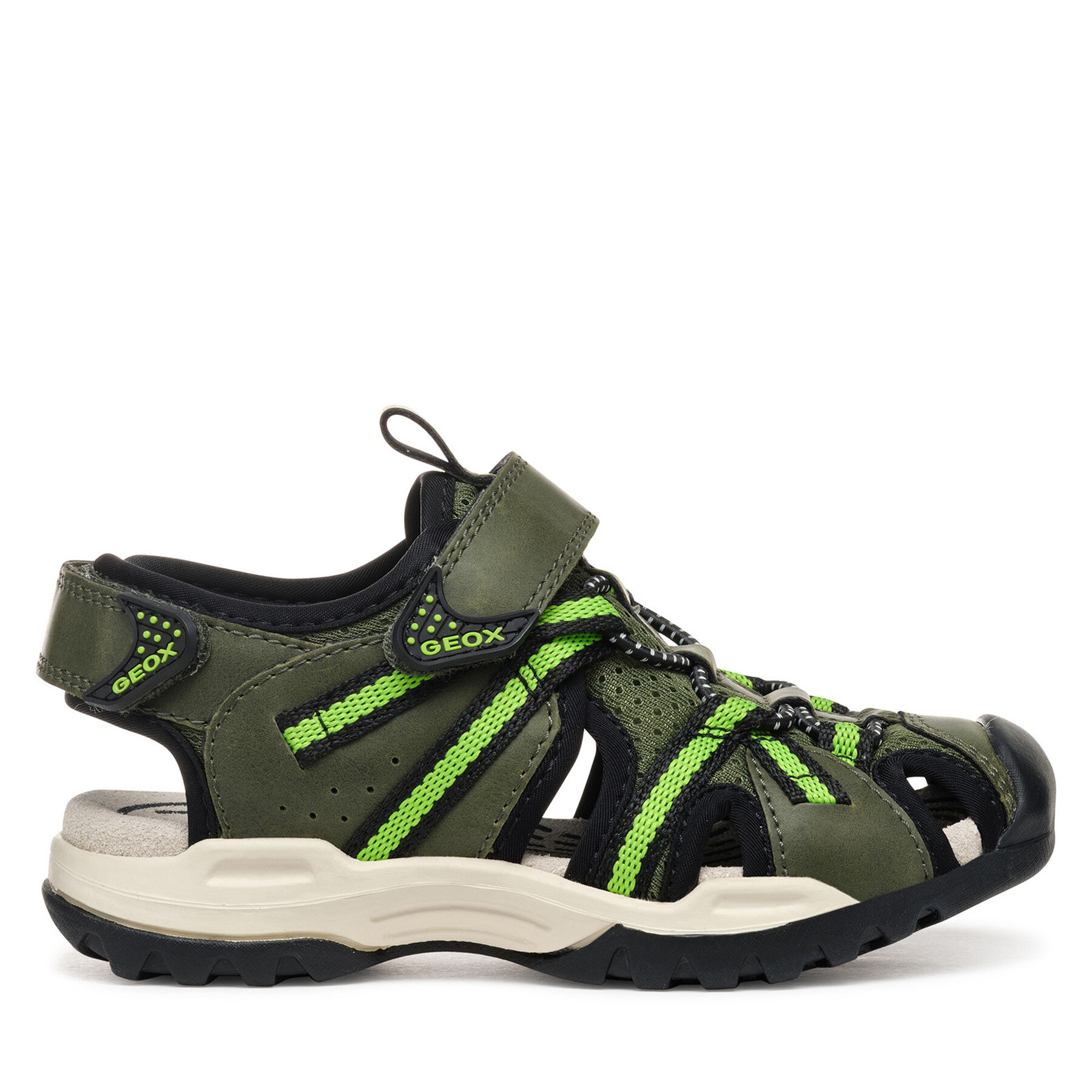 Sandály Geox Jr Borealis J450RB 014ME C3222 M Khaki