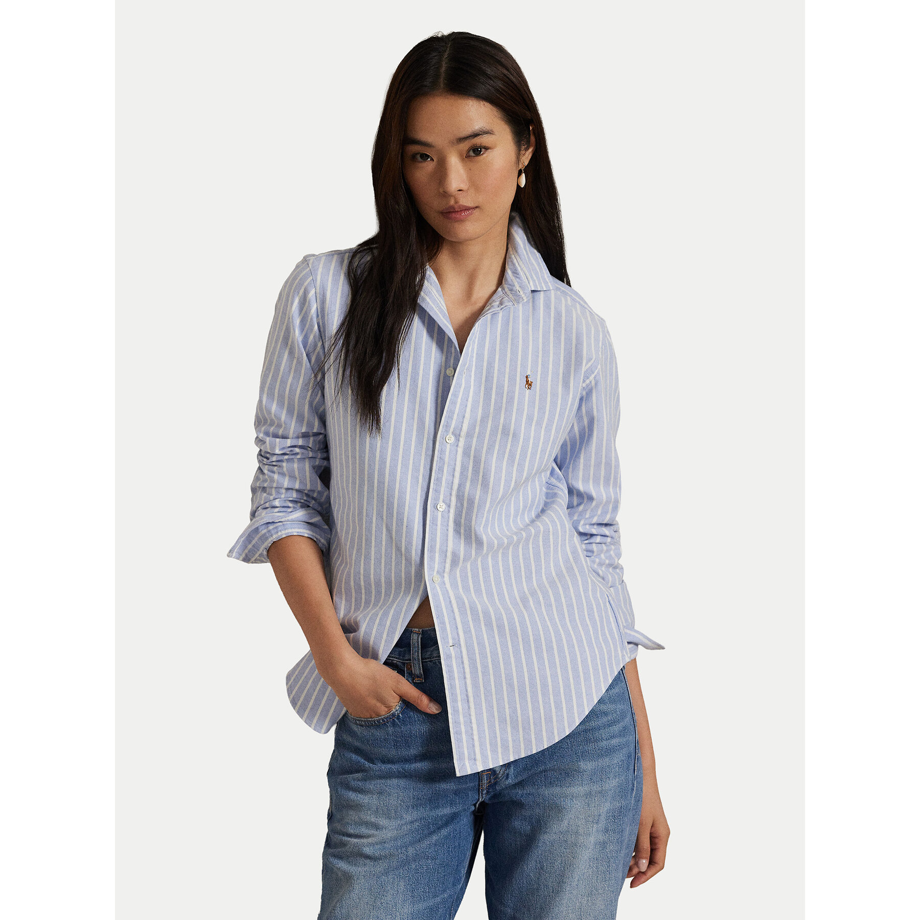 Polo Ralph Lauren Hemd 211891377004 Blau Regular Fit