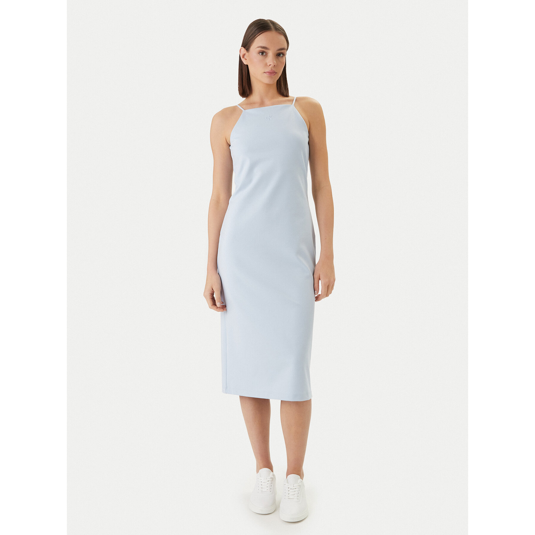 Calvin Klein Jeans Kleid für den Alltag LV044F208G Blau Slim Fit