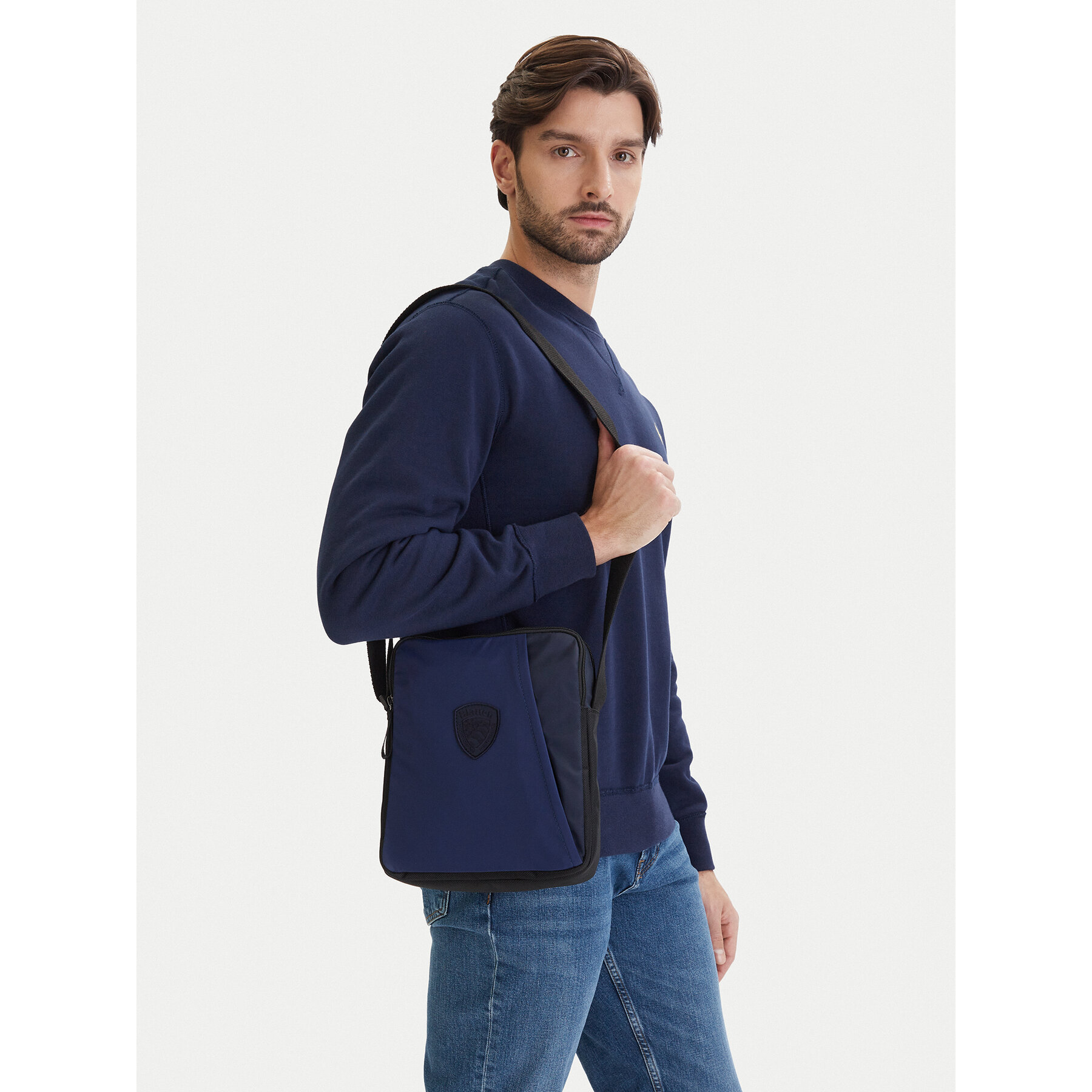 Geantă crossover Blauer S6TAMSO01/DIA Bleumarin