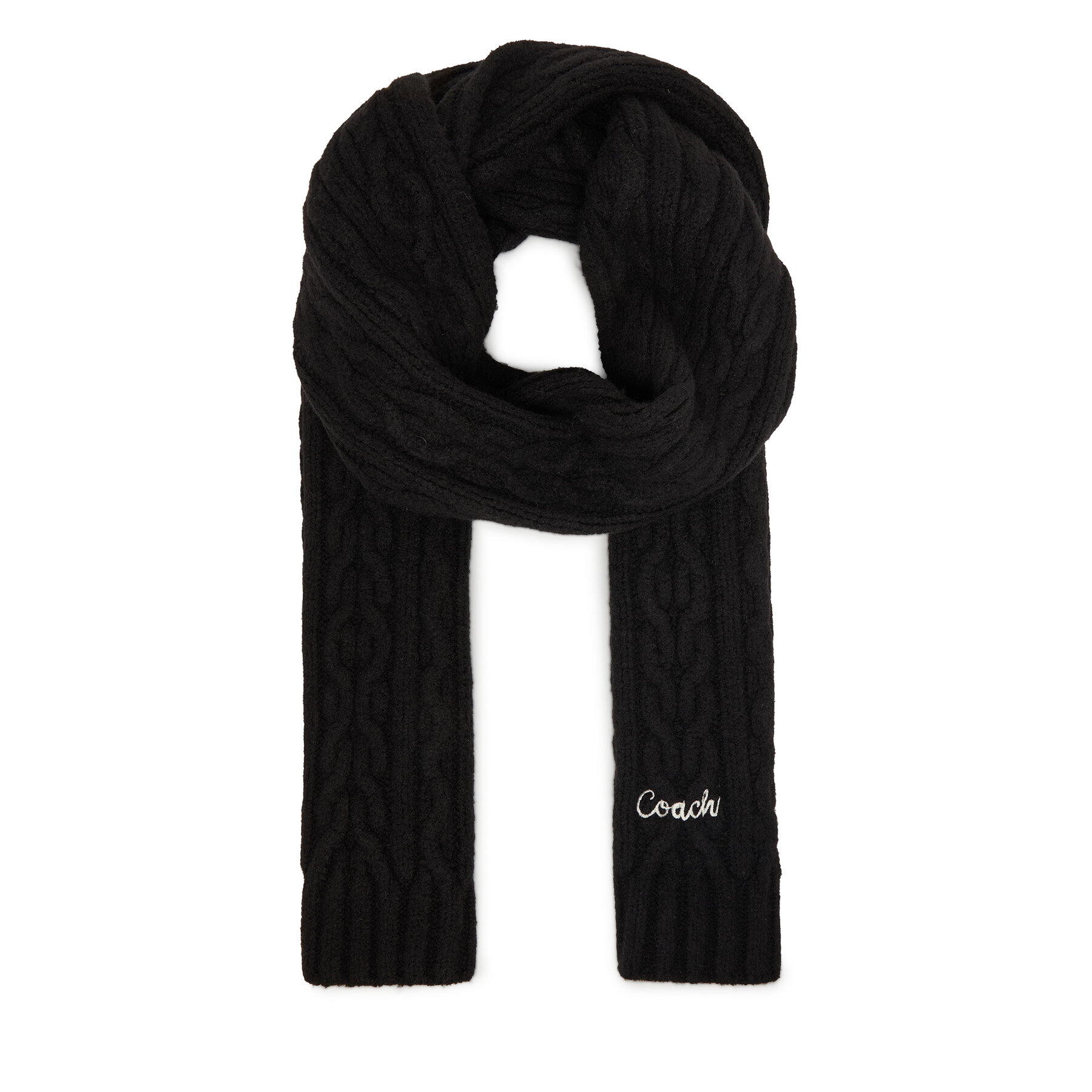 Κασκόλ Coach CCL89 Μαύρο