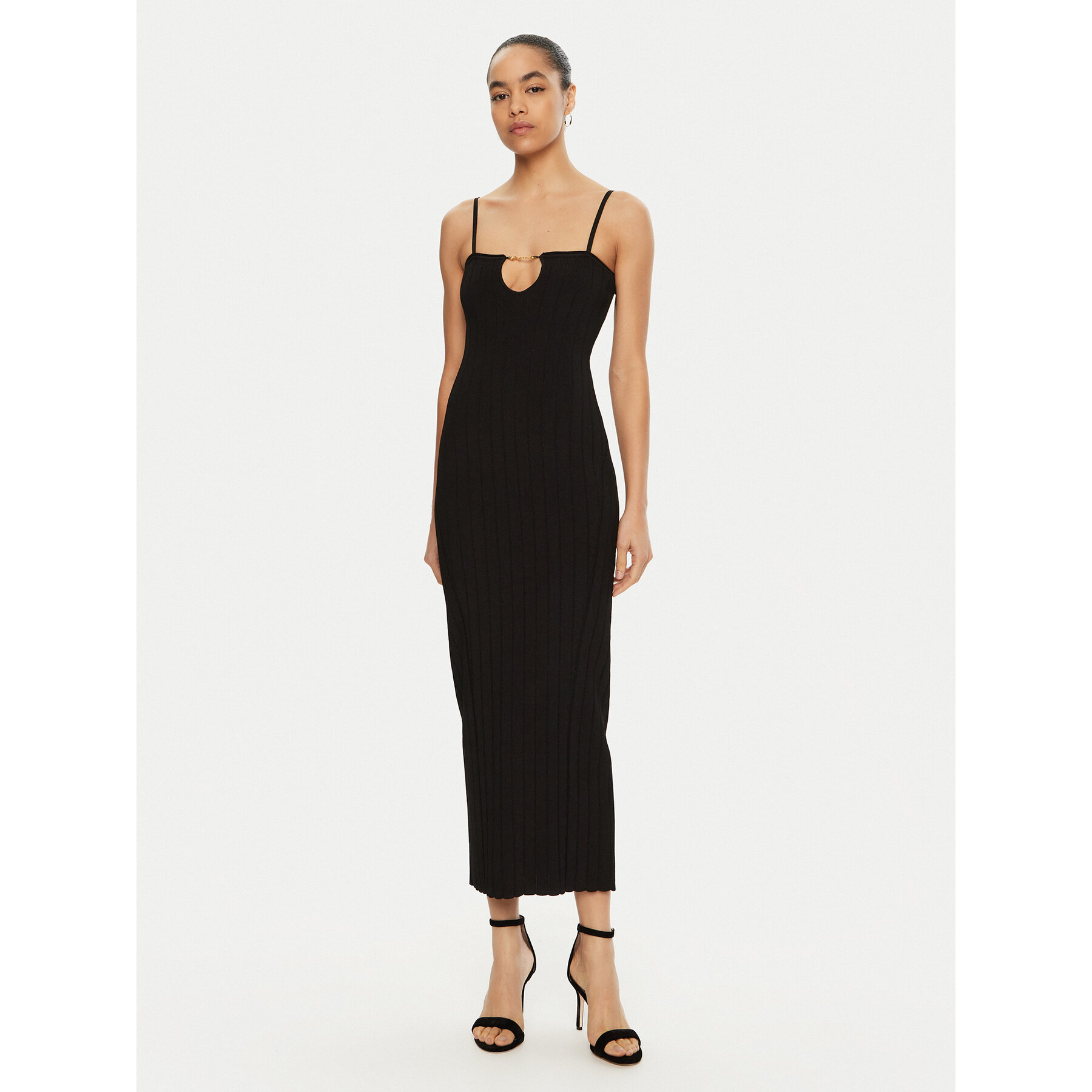 JACQUEMUS Abendkleid 24E241KN358 Schwarz Regular Fit