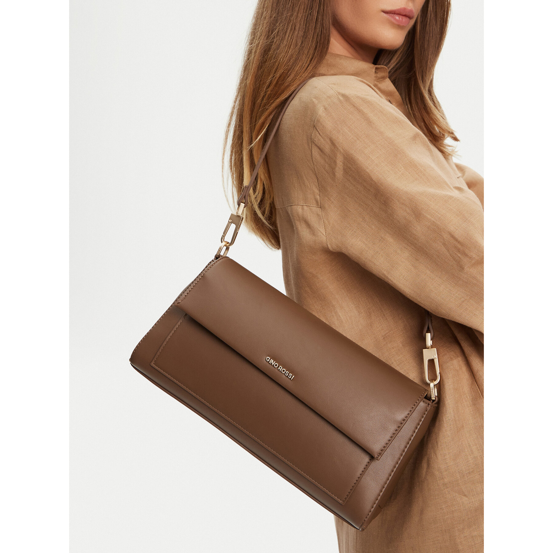 Borsetta Gino Rossi C-ELINE-LDA8080 Marrone