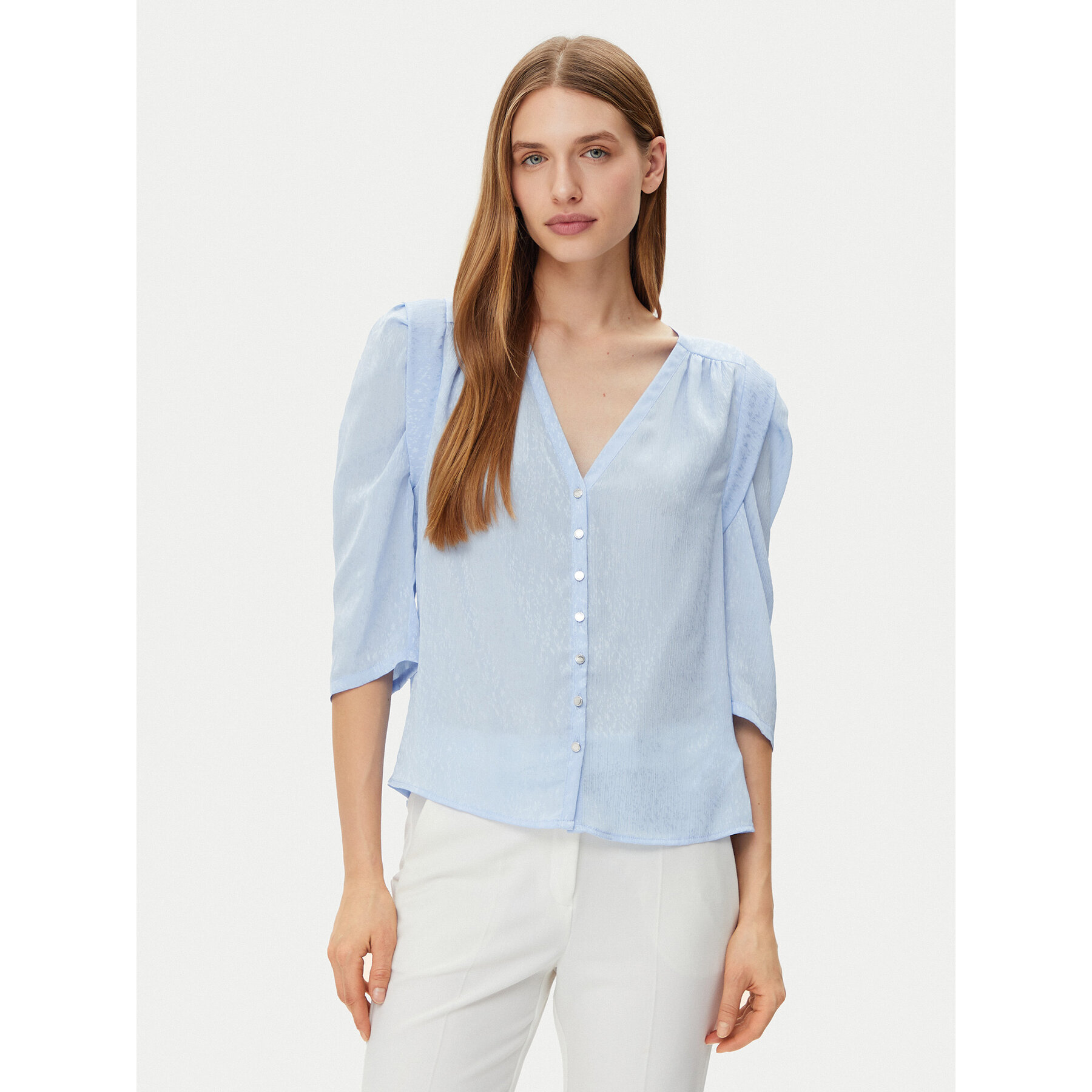 Morgan Bluse 251-CALA Himmelblau Regular Fit
