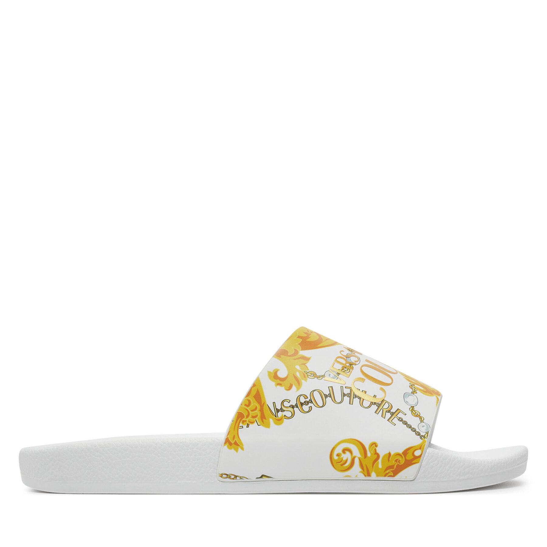 Mules / sandales de bain Versace Jeans Couture 77YA3SQ4 ZS834 Blanc