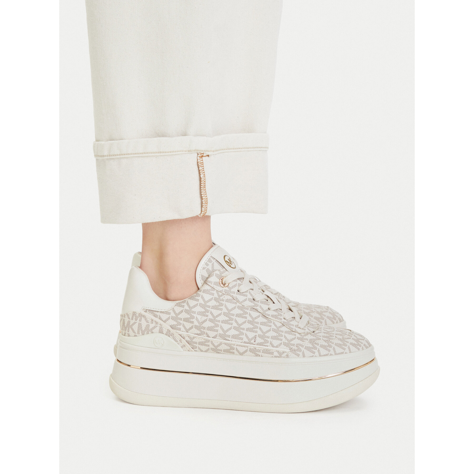 Sneakers MICHAEL Michael Kors 43S5HYFS2B Écru