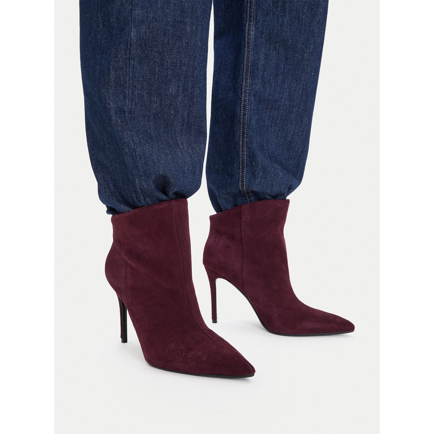 Īsie zābaki GINO ROSSI EO-003X-3L401-S Bordo