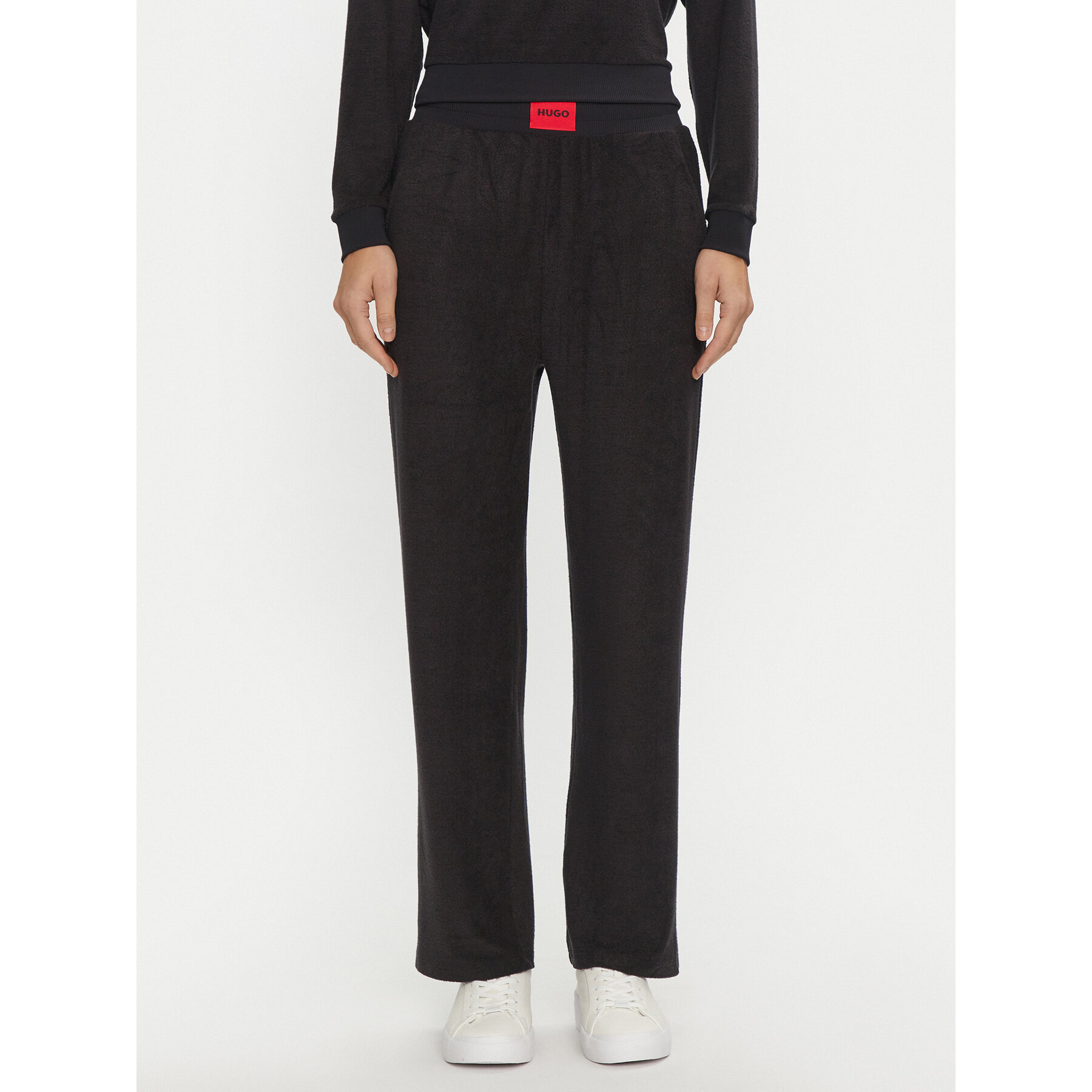 Hugo Παντελόνι πιτζάμας Snoozie 50523406 Μαύρο Regular Fit