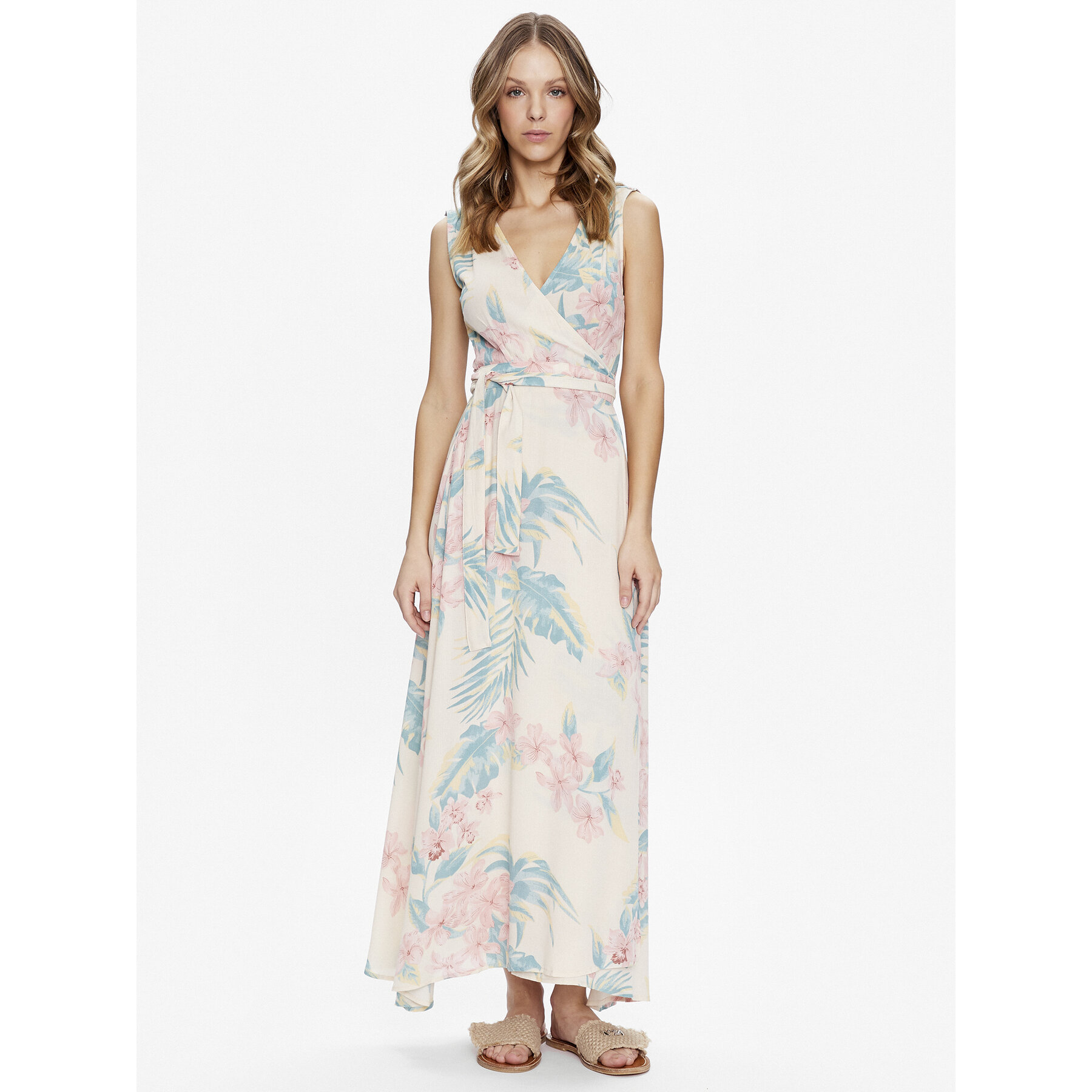LTB Sommerkleid Zoyapa 40002 25014 Beige Regular Fit