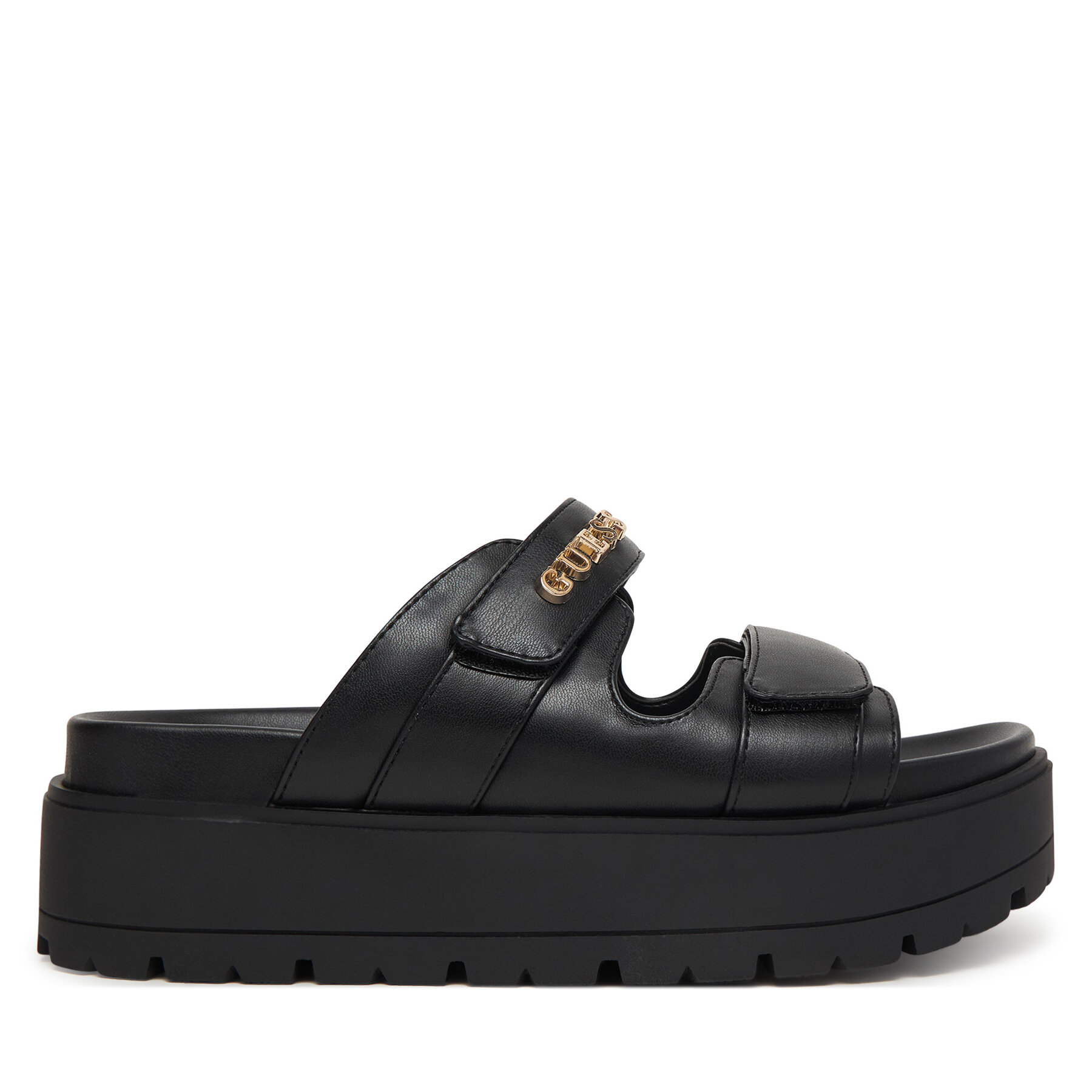 Şlapi Guess FLJFAX ELE03 Negru