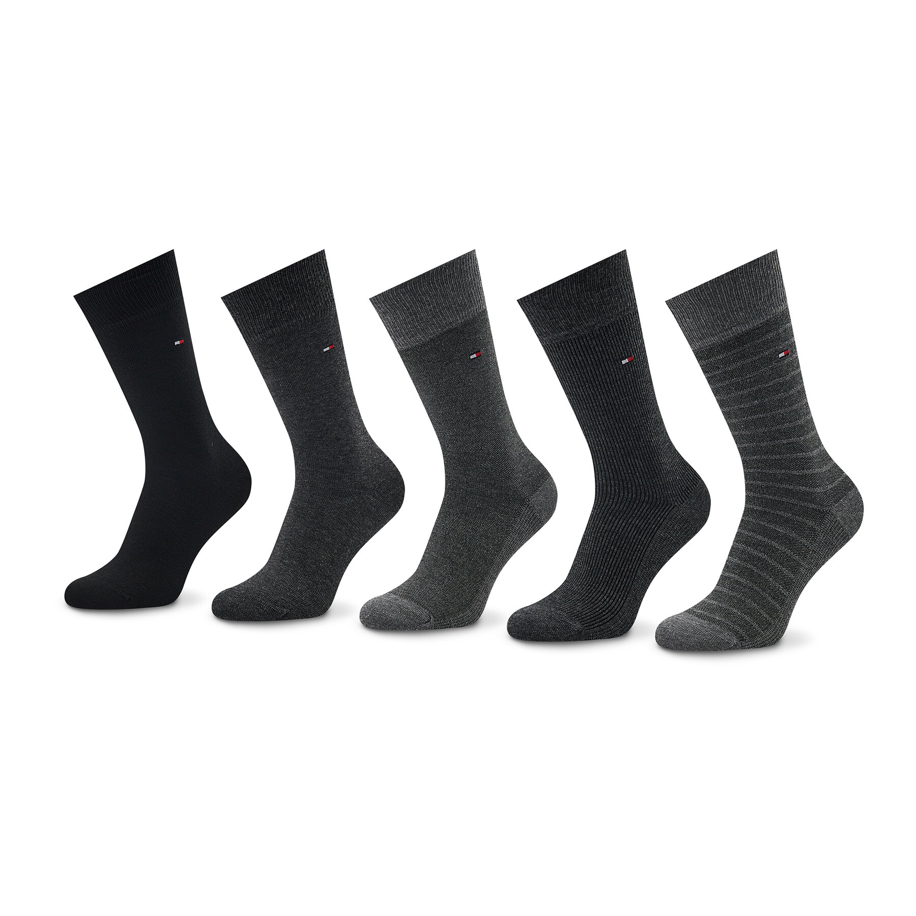 Комплект 5 чифта дълги чорапи мъжки Tommy Hilfiger