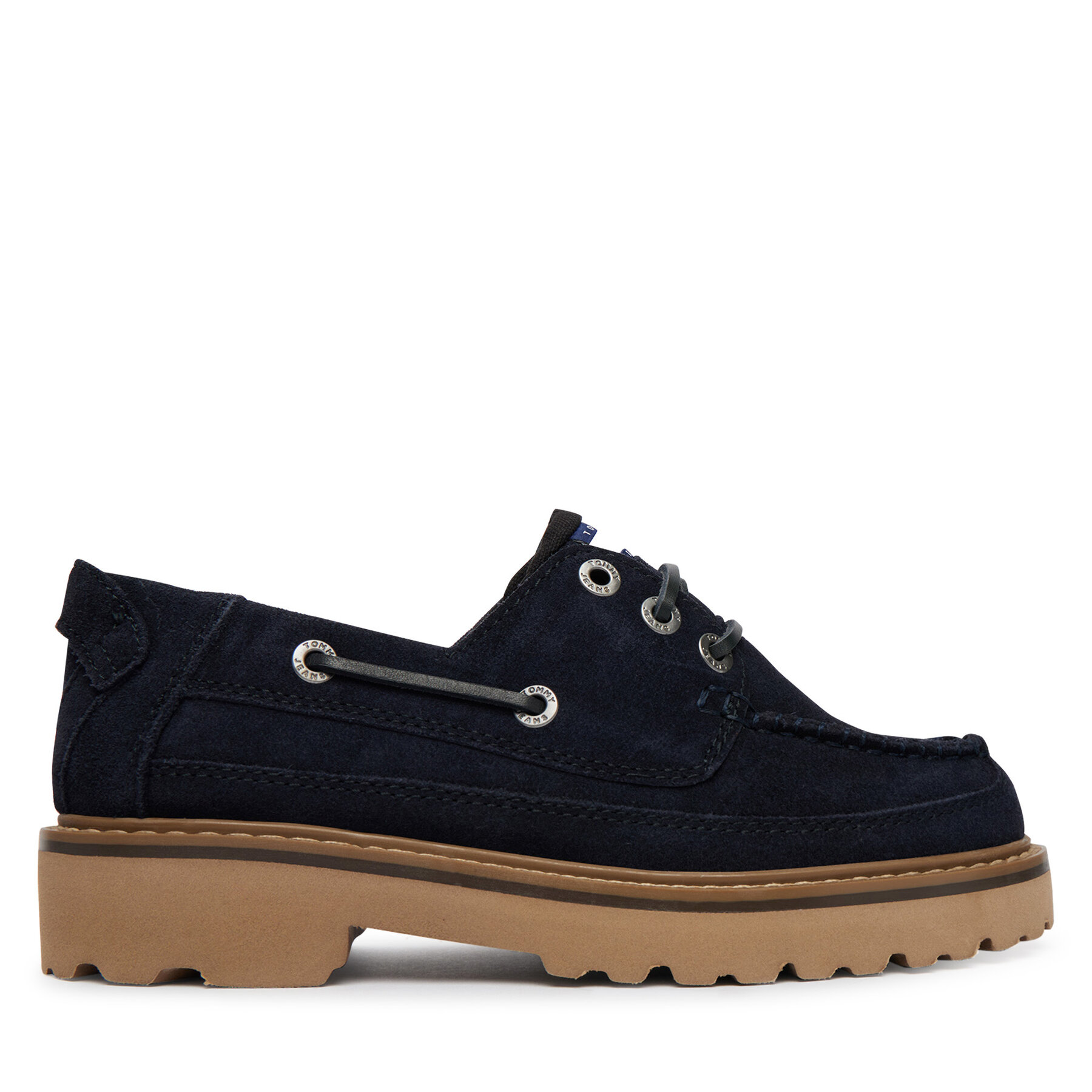 Pantofi Tommy Jeans Tjw Archive 01 Low Boat Shoe EN0EN03157 Bleumarin