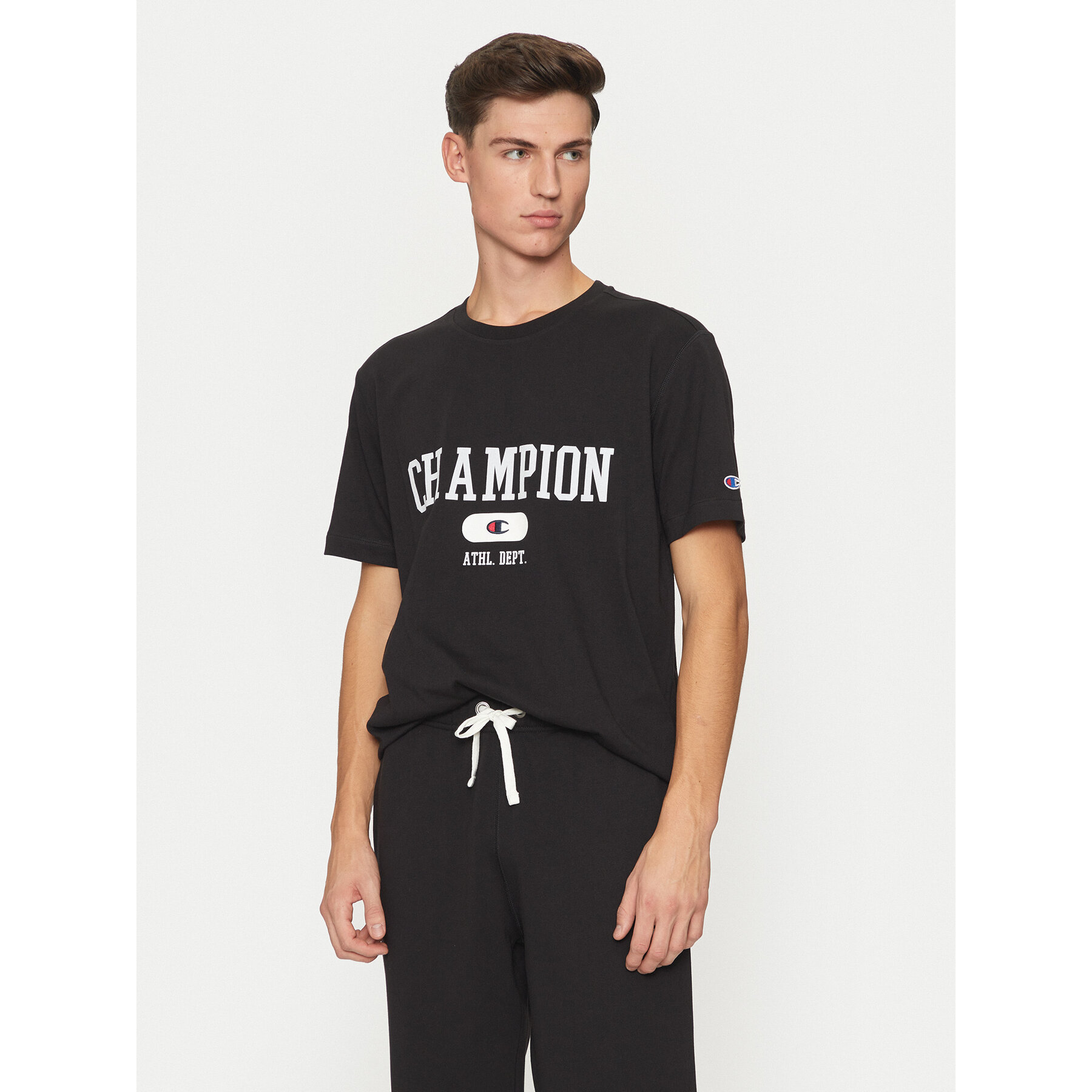 Champion Champion T-Shirt 220432 Μαύρο Regular Fit