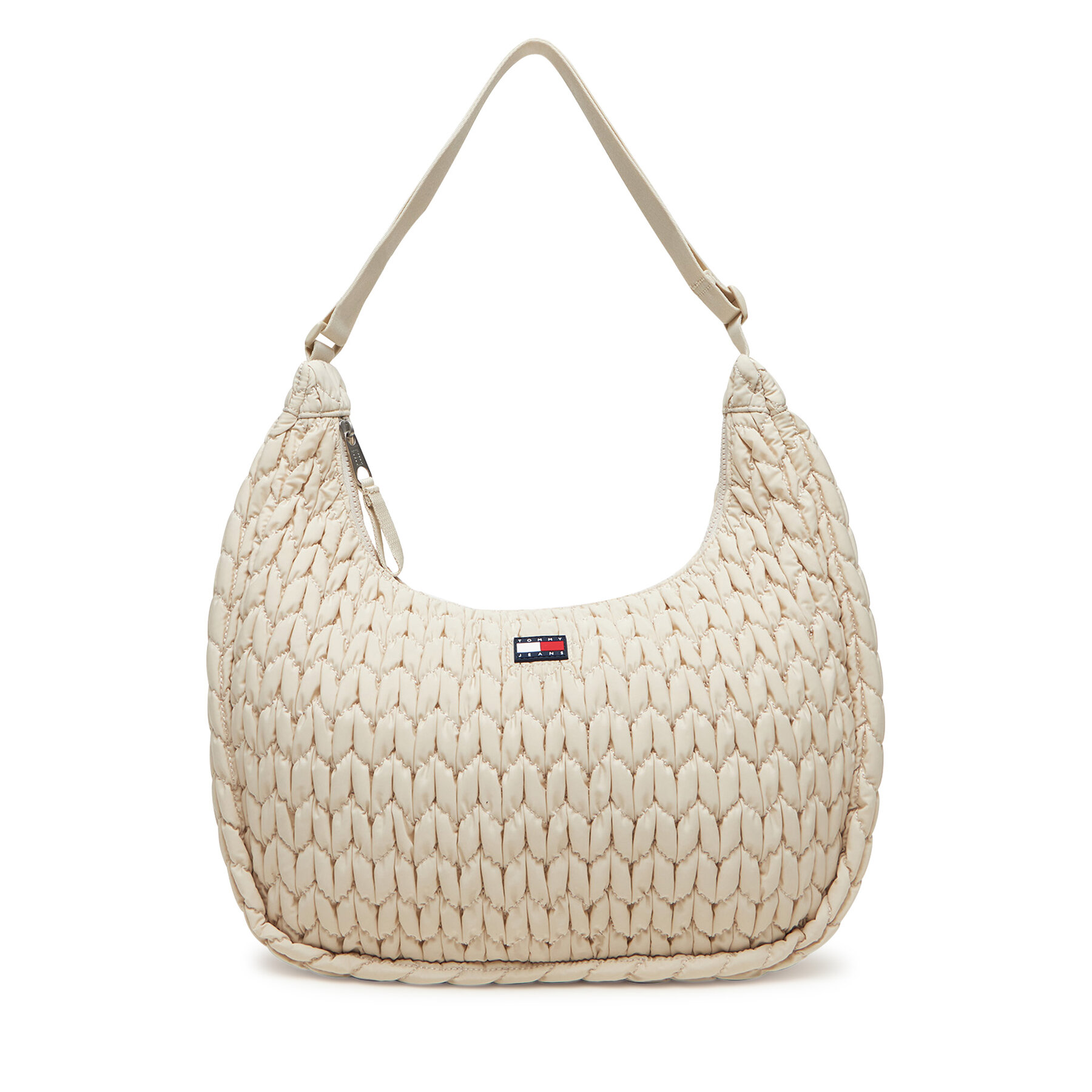 Geantă Tommy Jeans Tjw Urban Large Quilted AW0AW17929 Bej