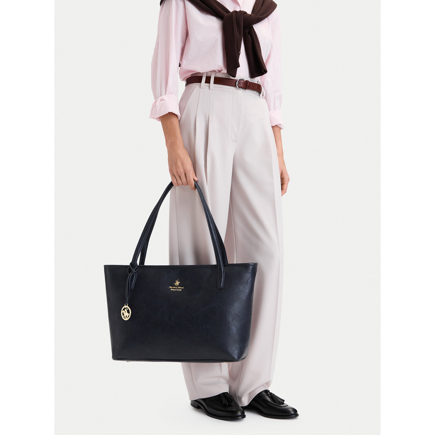 Дамска чанта Beverly Hills Polo Club CEO-BHPC-L-013-10 Тъмносин