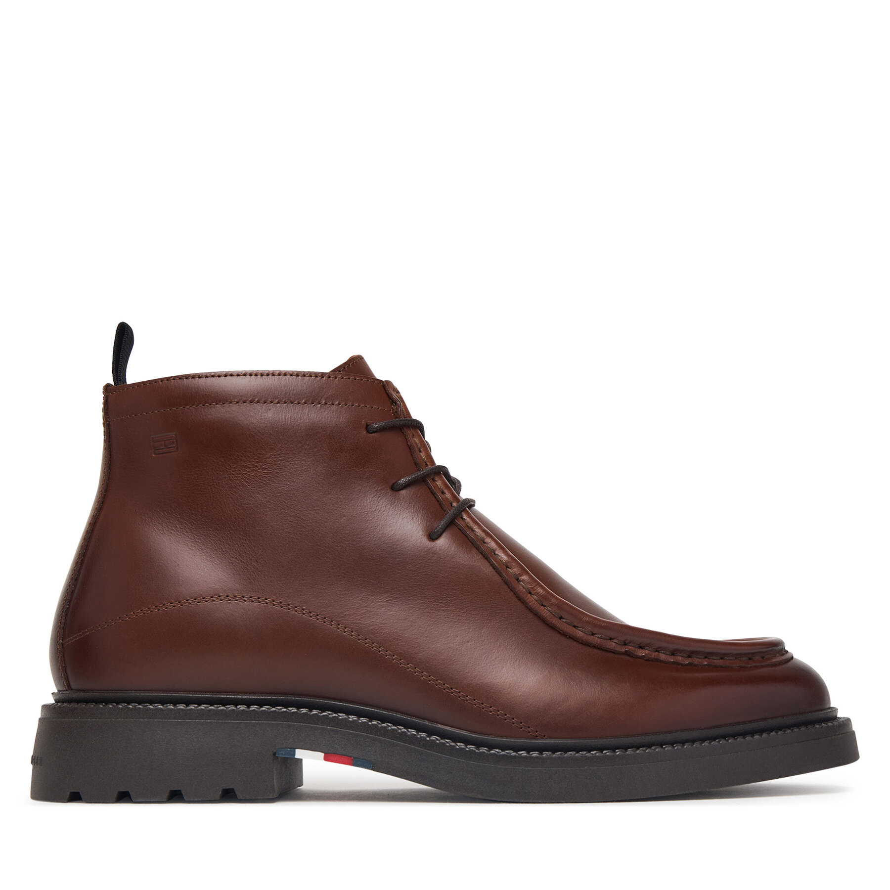 Ghete Tommy Hilfiger Corporate Casual Lth Moc Chukka FM0FM05987 Maro