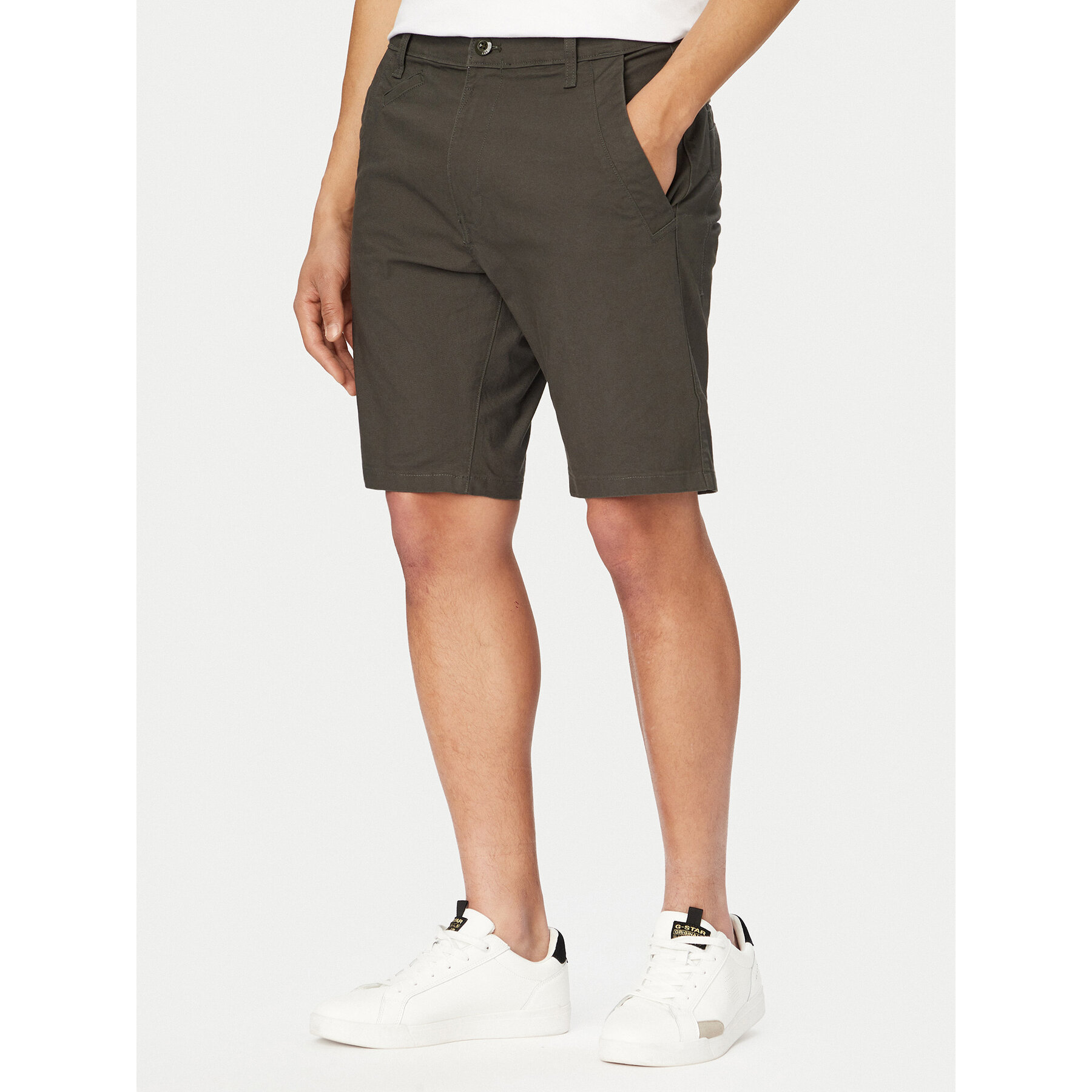 G-Star Raw Kratke hlače Bronson 3.0 D26337-E172 Tamno siva Slim Fit