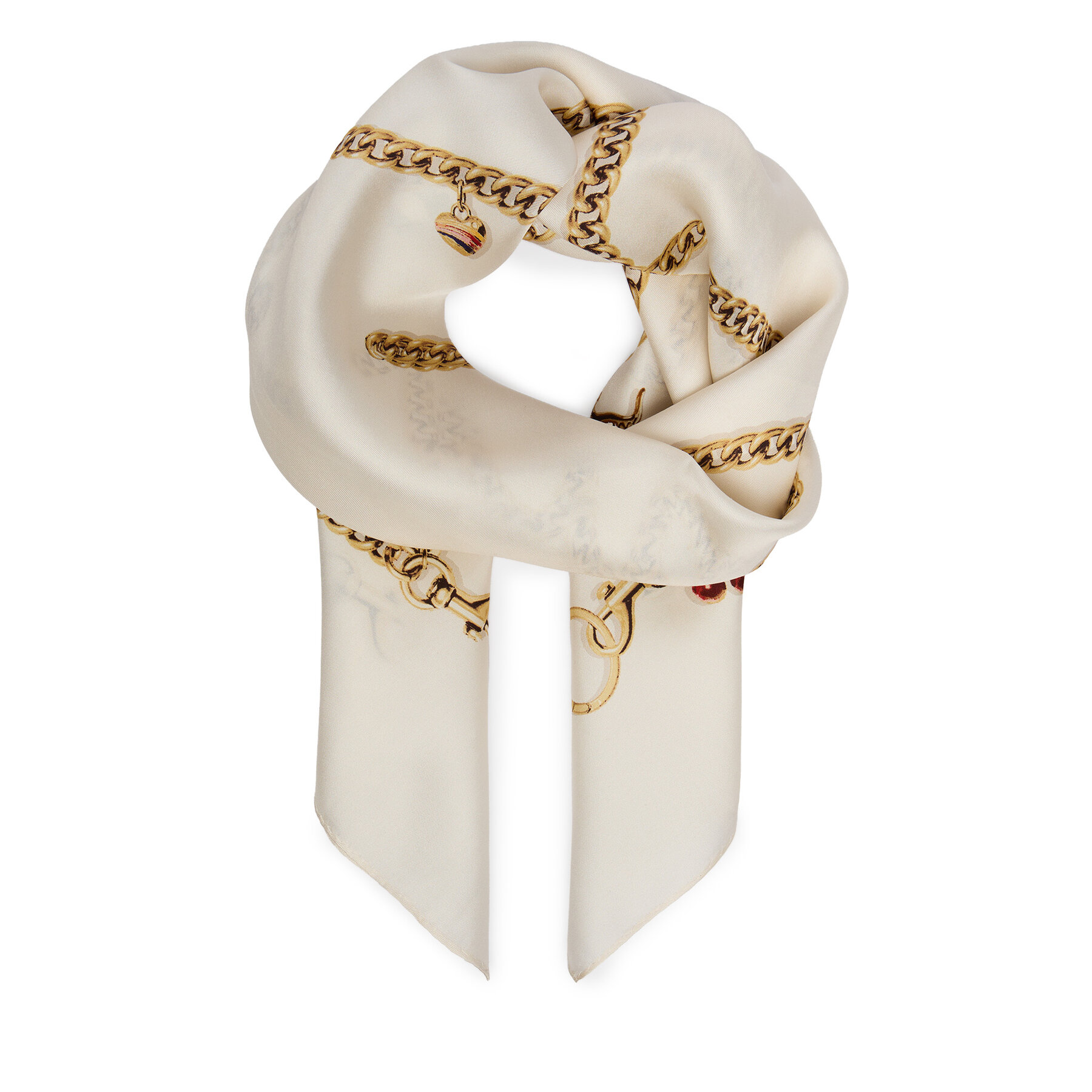 Μεταξωτό Μαντήλι Coach 29CEH35 Κρεμ