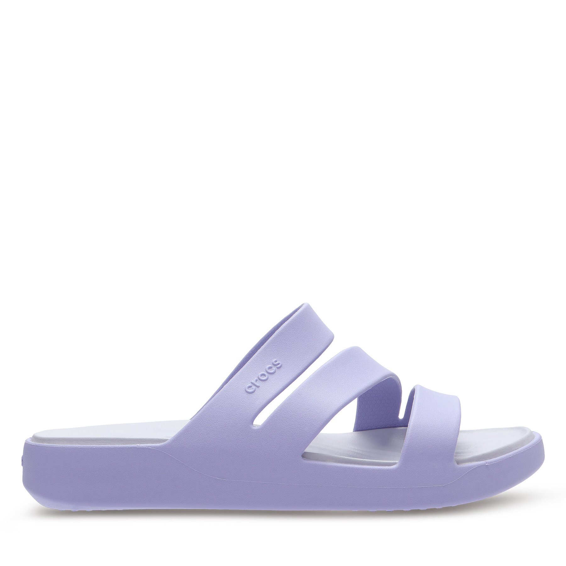 Damskie Klapki Crocs, Rozmiar 37-38 Fioletowy Getaway Strappy 209587