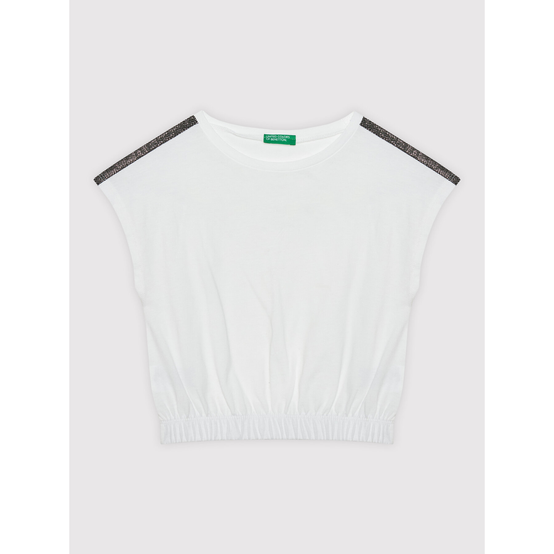 United Colors Of Benetton T-Shirt 3I1XC102T Λευκό Regular Fit