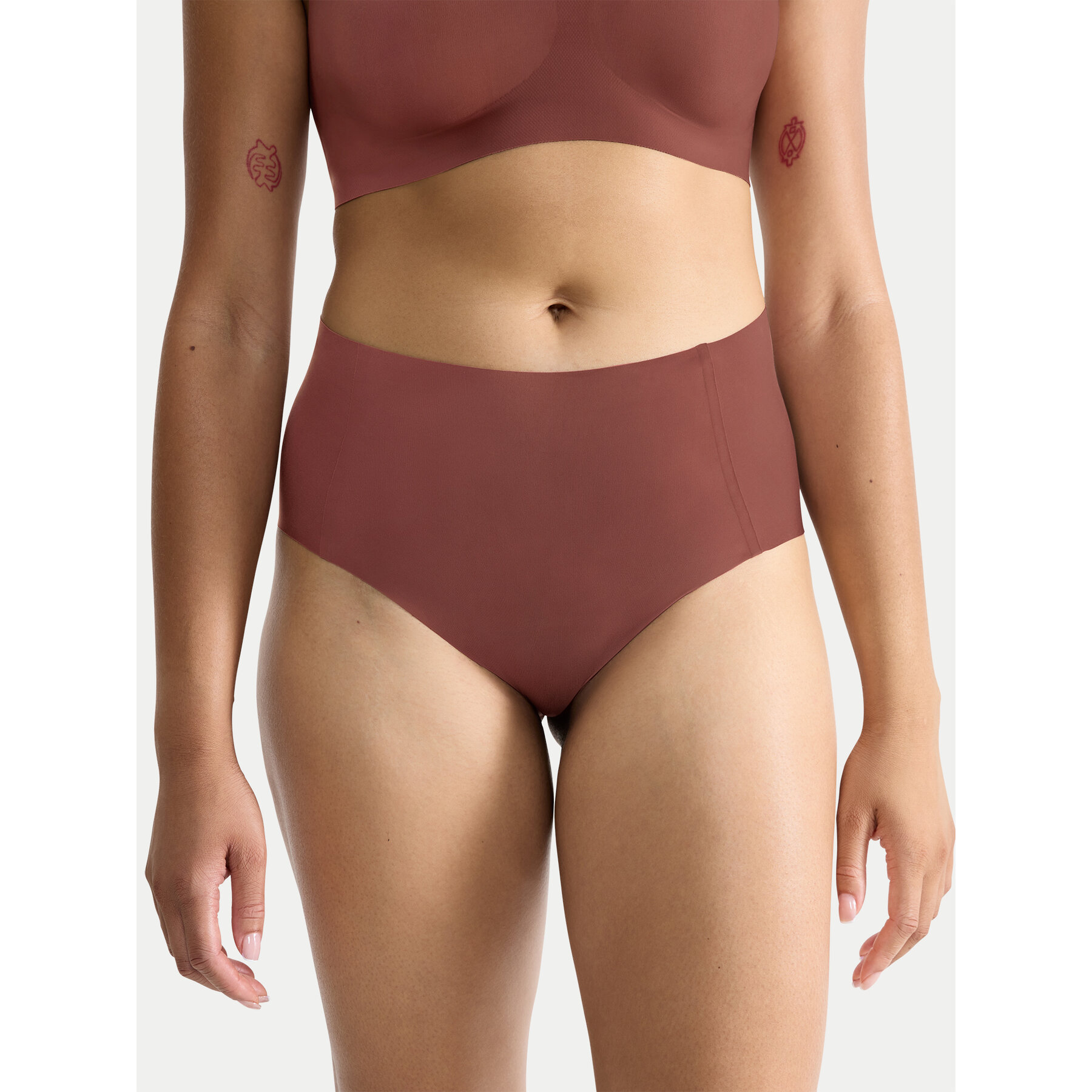 Sloggi Mutande classiche a vita alta Zero Feel 10217759 Marrone