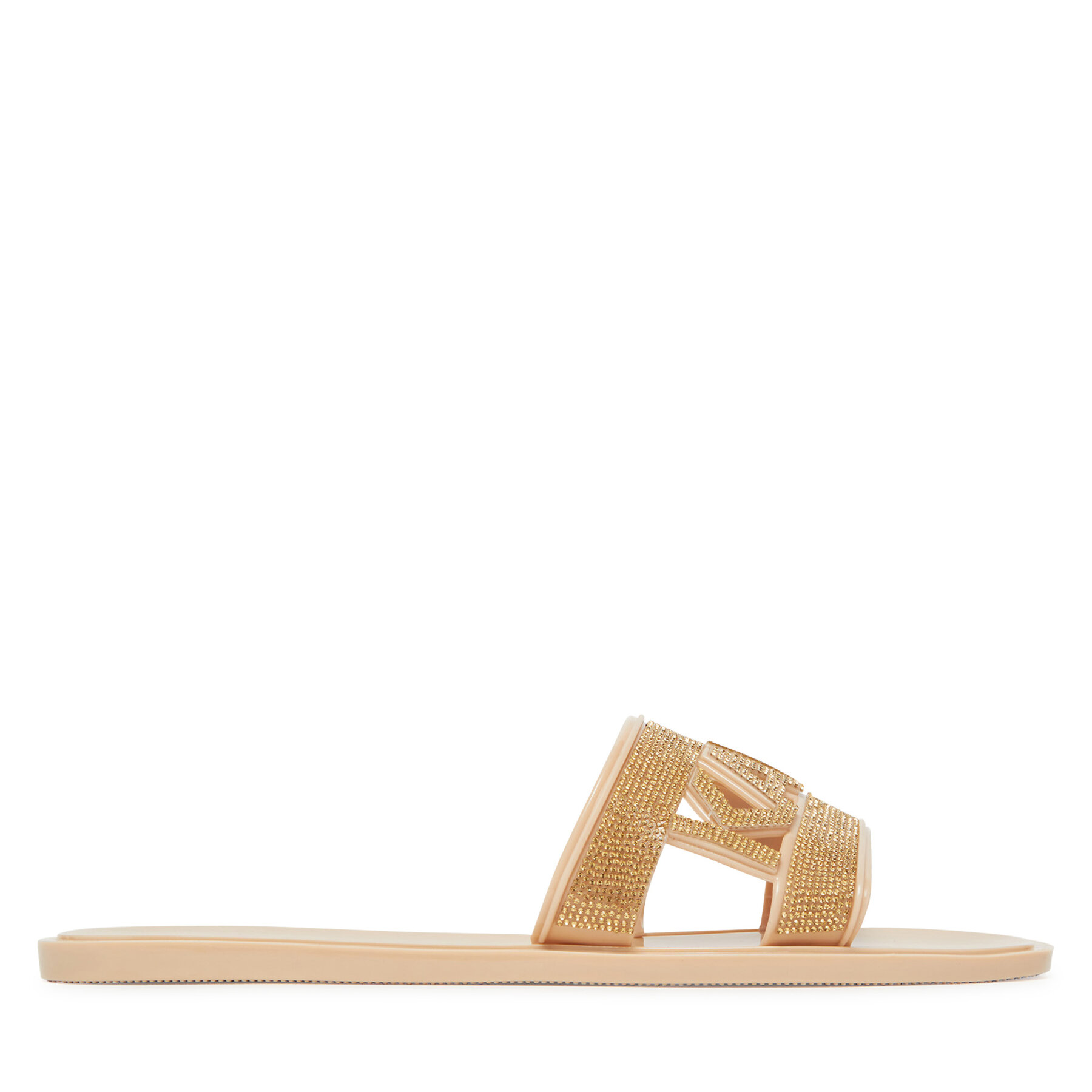 Šľapky KARL LAGERFELD Jelly III KL80005S Zlatá