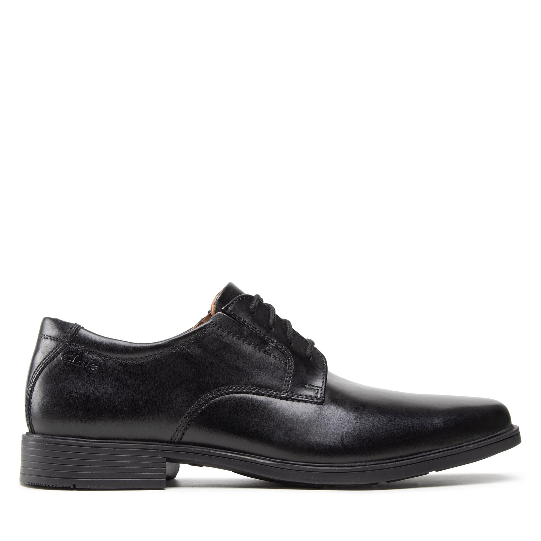 Īsi apavi Clarks Tilden Plain 261103507 Melns