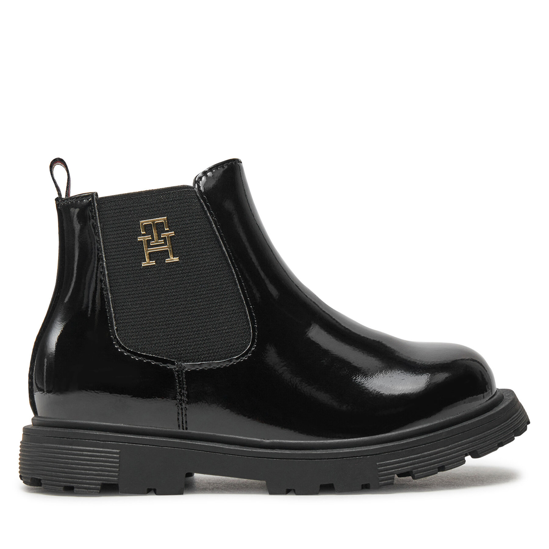 Polokozačky Tommy Hilfiger Chelsea Boot T1A5-33563-0343 M Černá
